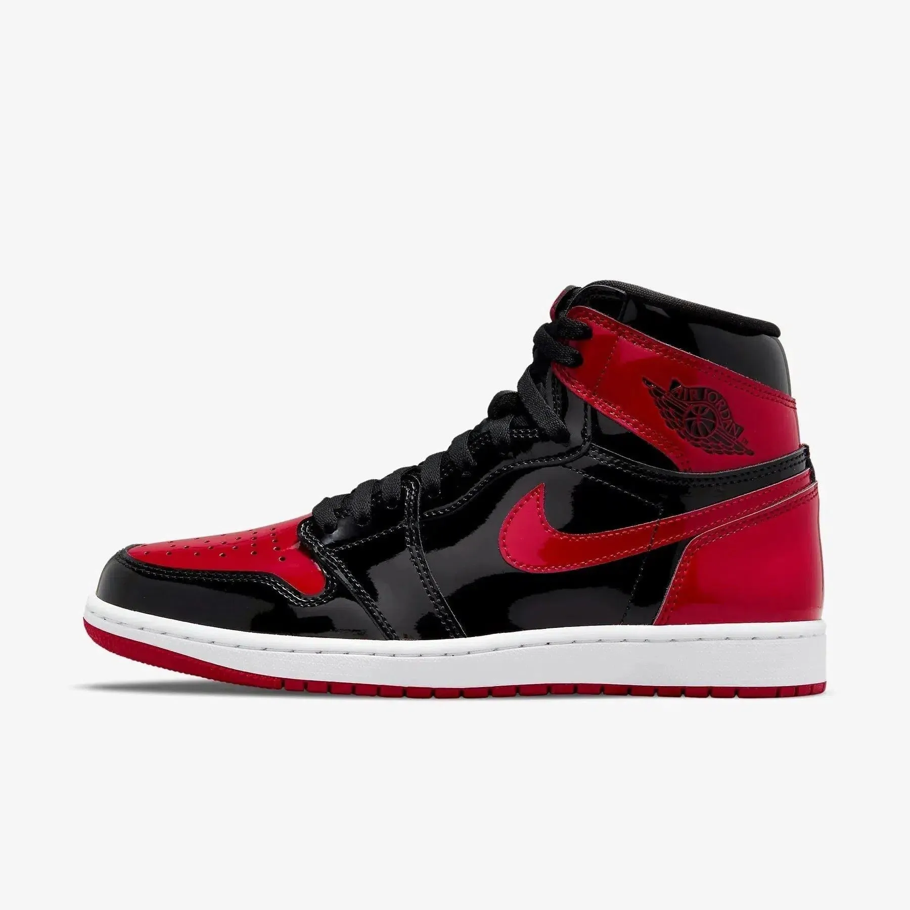 (Men's) Air Jordan 1 Retro High OG 'Reimagined Patent Bred / Banned' (2021) 555088-063 Ultra-soft performance Active Movement