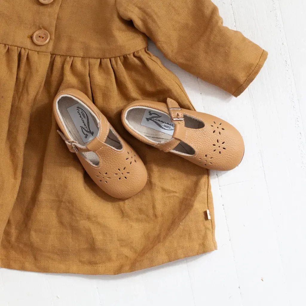 Sail Vibe Mono Style Flora T-Strap - Camel