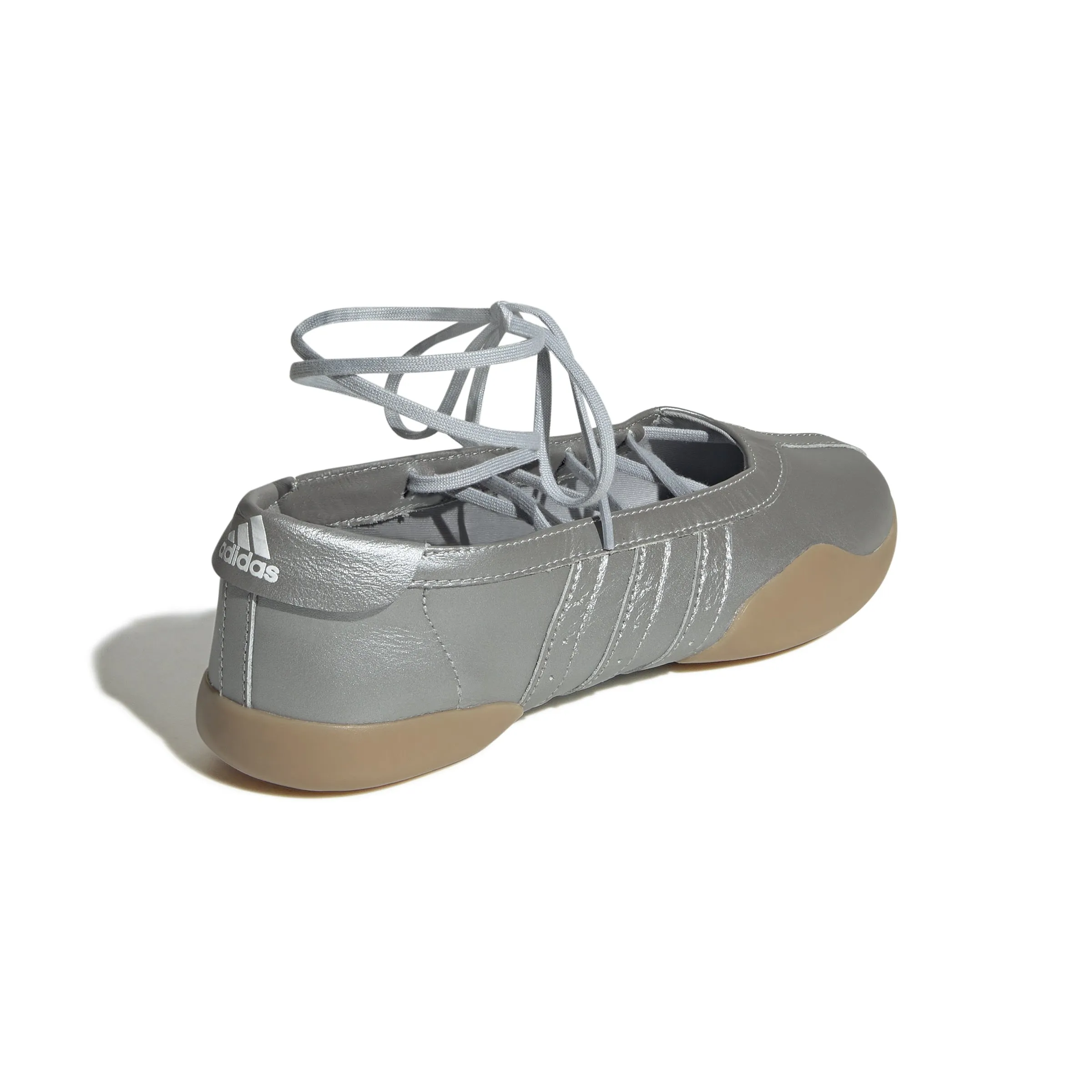 Women's adidas Taekwondo MEI Ballet  Silver Metallic/Gum 3 JR7032 group walk Commute Light