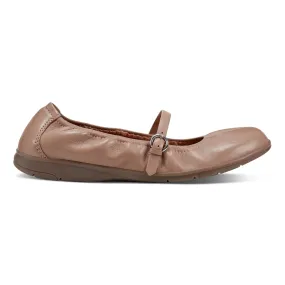 Korvino Mary Jane Casual Flats Relaxing Shoes Nature Glow