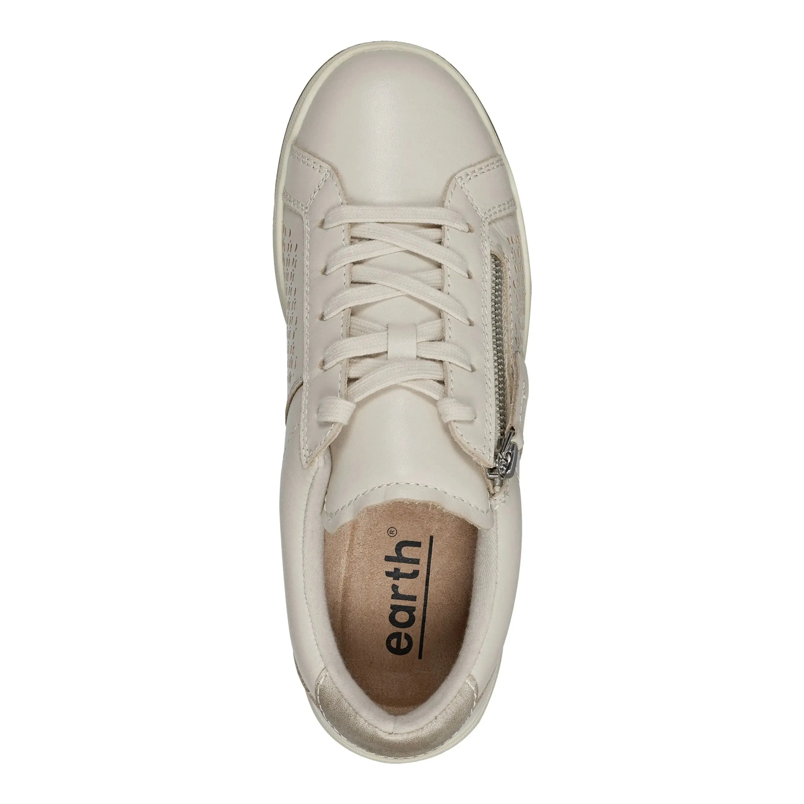 Comfortable Movement Open Street Netta Round Toe Casual Lace-up Sneakers