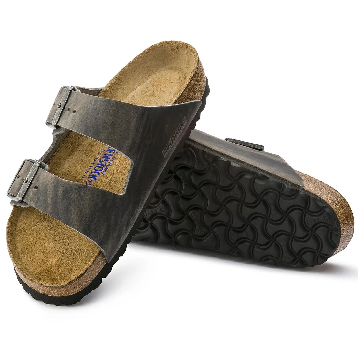 Arizona | Soft Footbed | Oiled Leather | Iron Urban Style Sandals