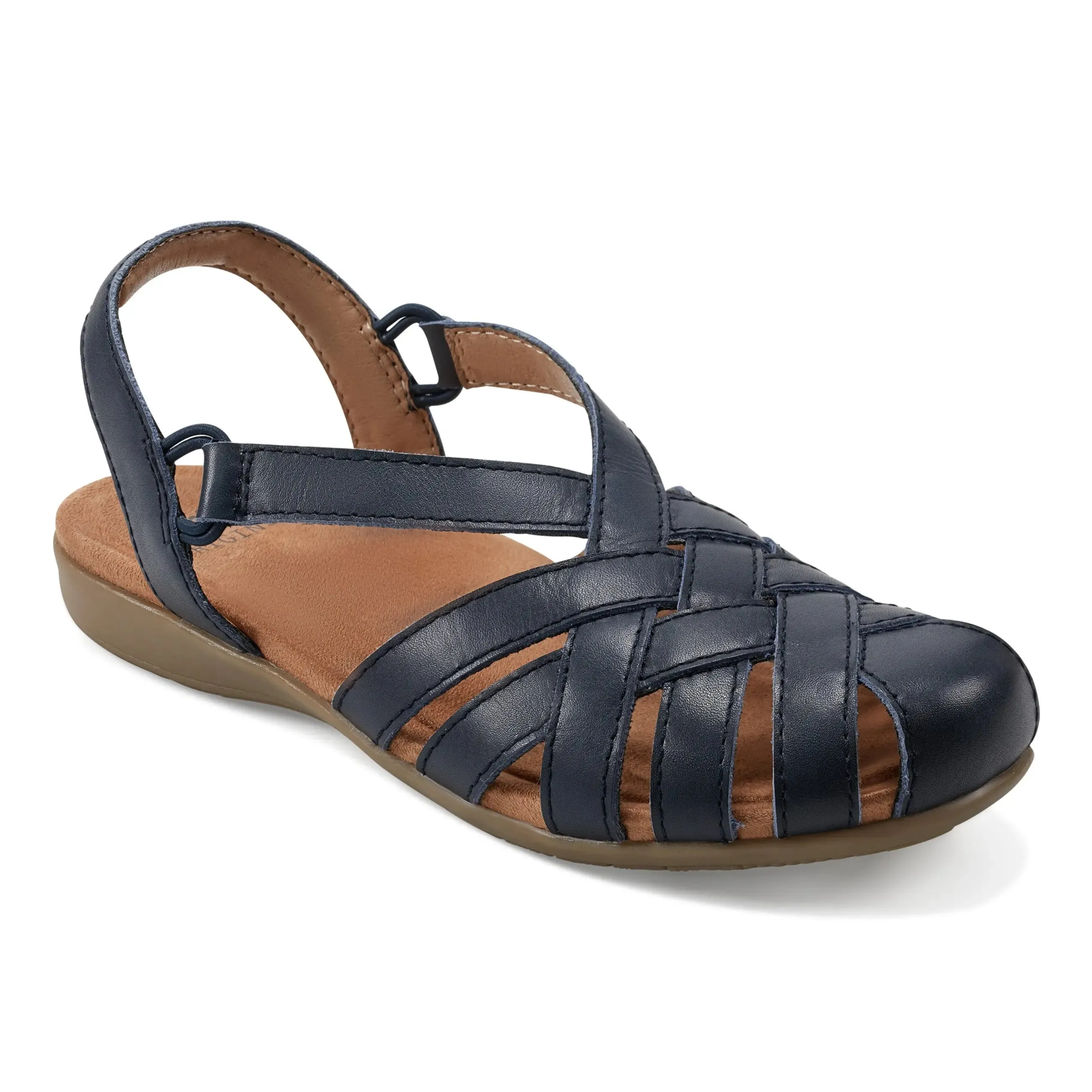 Berri Woven Casual Round Toe Slip-on Sandals Everyday Comfort Footwear