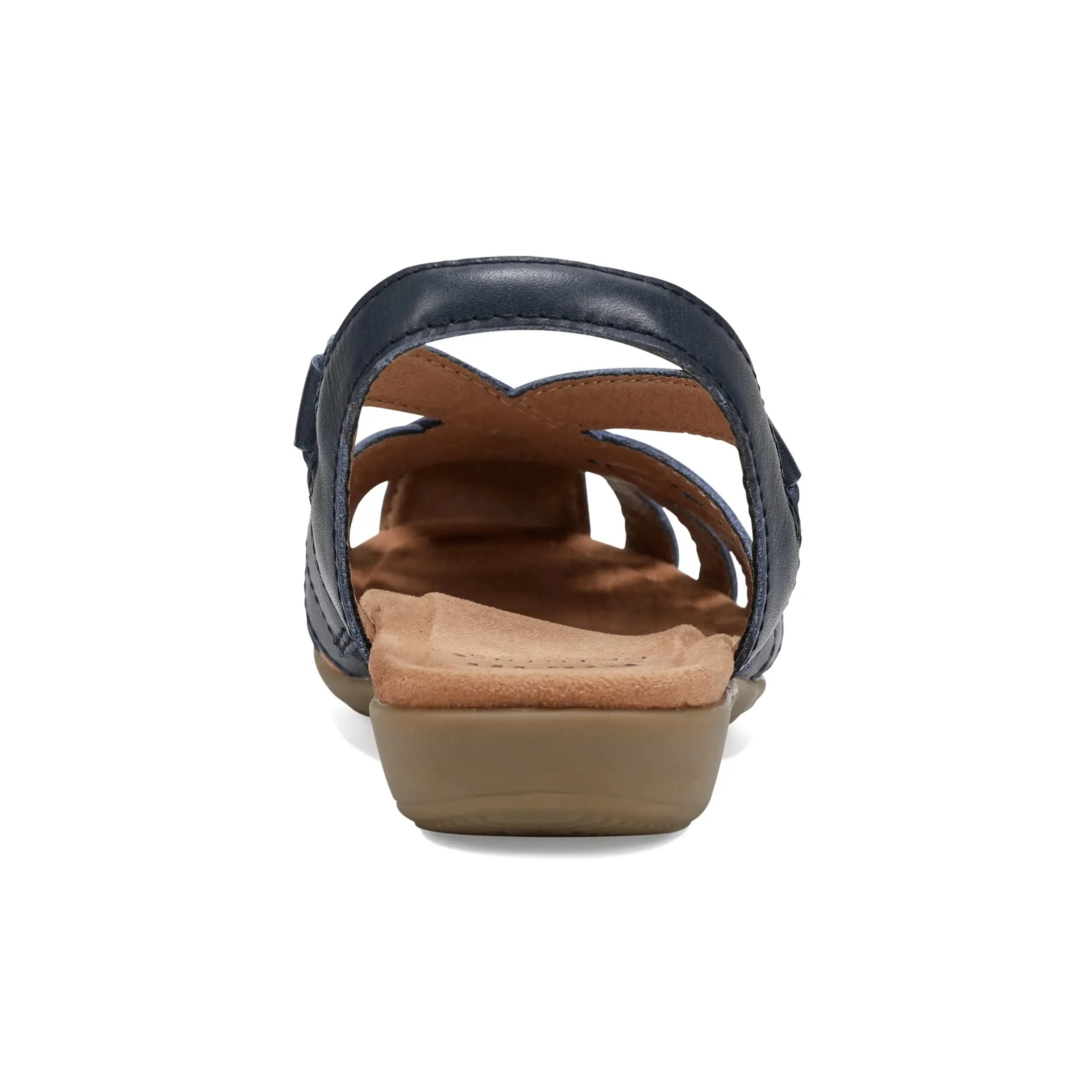 Berri Woven Casual Round Toe Slip-on Sandals All-season Leather Shoes