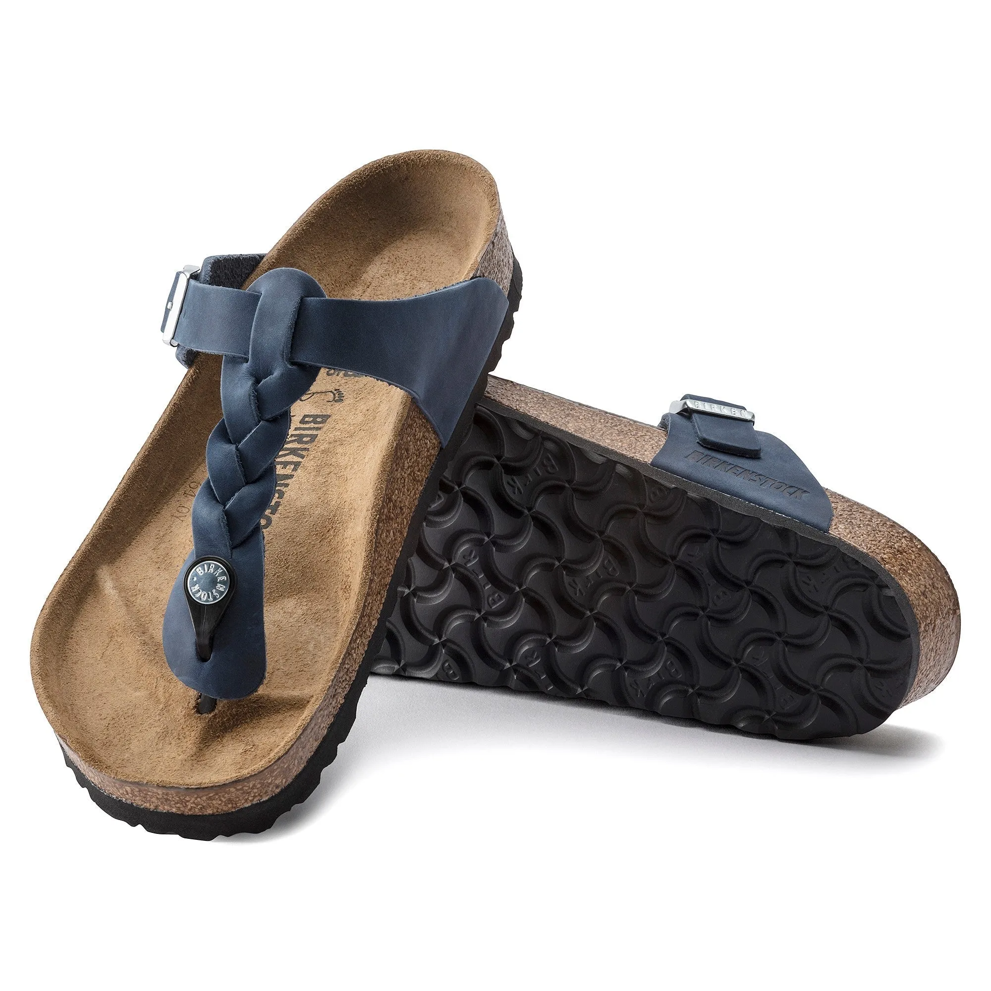 Winter Edge Fit Gizeh Braided | Oiled Leather | Navy