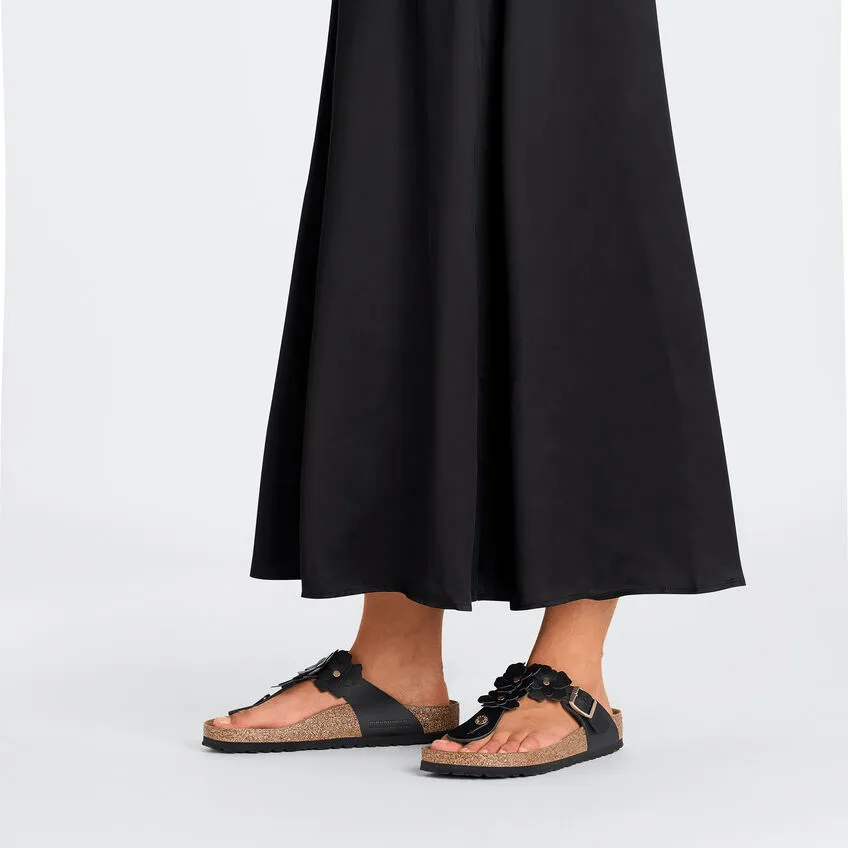 Gizeh Flower | Leather | Black Outdoor Walk Fit