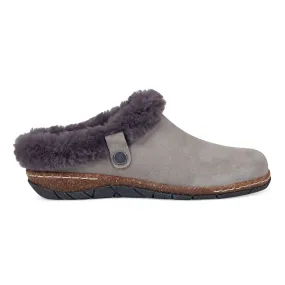 Trendy Walking Shoes Elena Cold Weather Round Toe Casual Slip-on Clogs