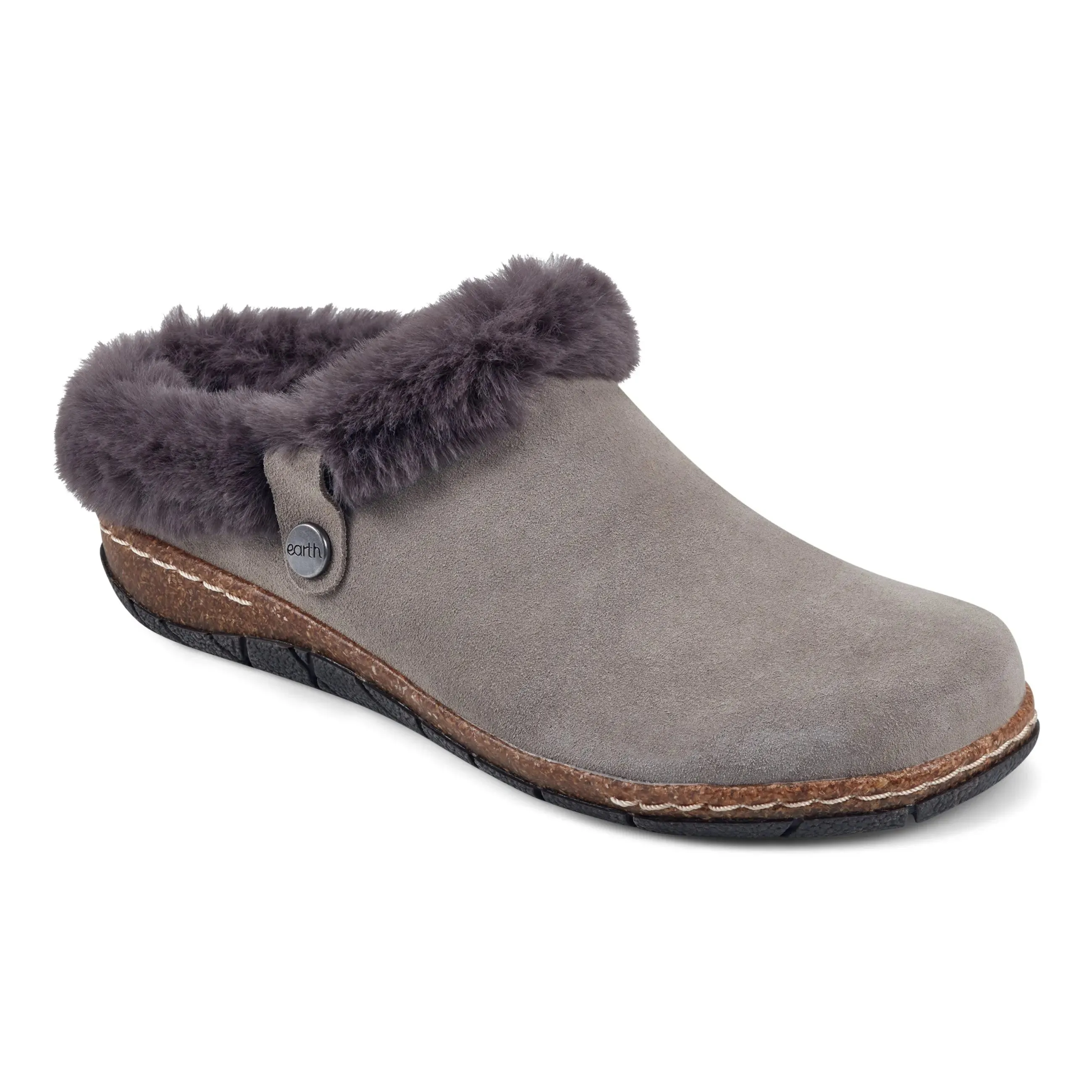 Fast Walk Soft Landing Elena Cold Weather Round Toe Casual Slip-on Clogs