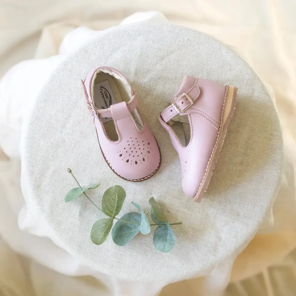 Formal kids' shoes Greta T-Strap - Lilac