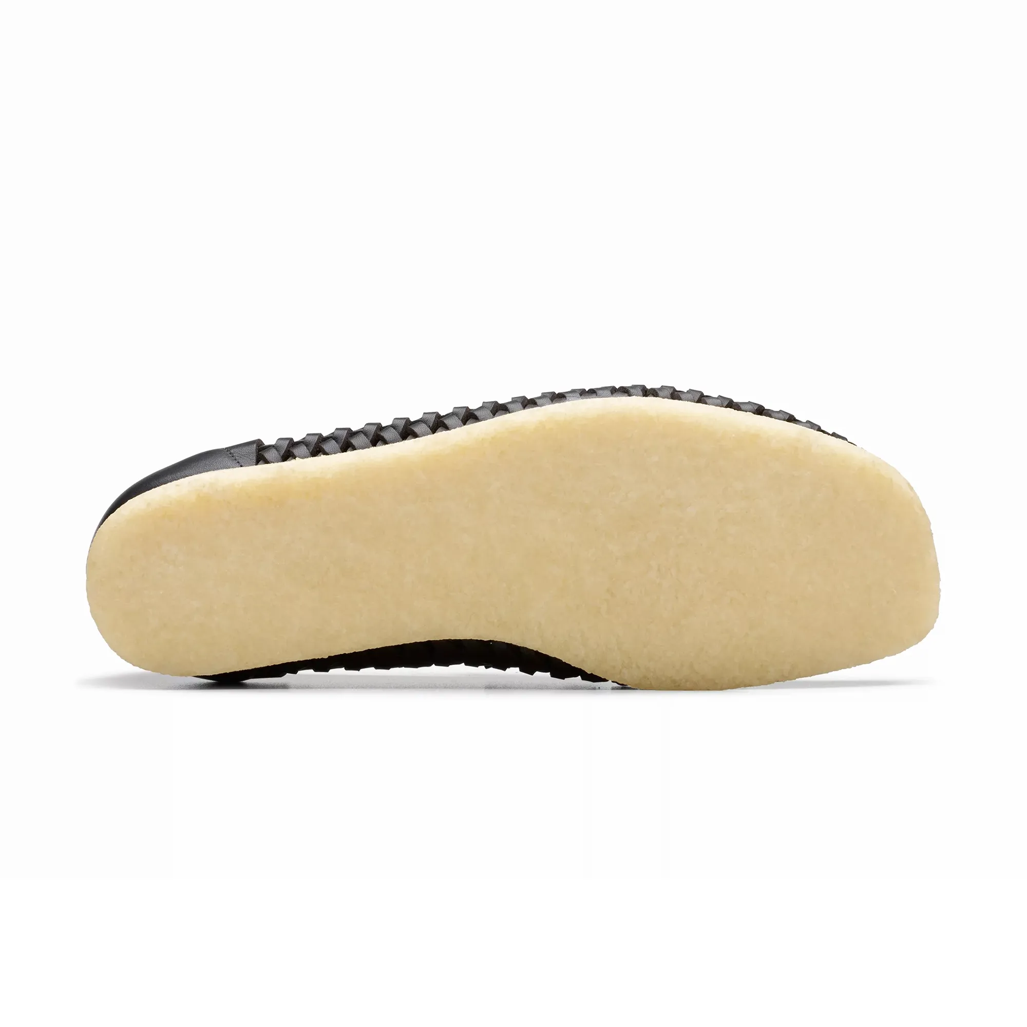 CLARKS Wallabee Penny Weave Black Leather 26180229 Heat Free construction