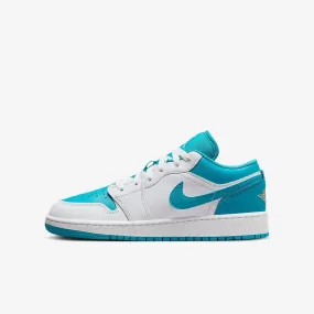 (GS) Air Jordan 1 Low 'Aquatone' (2023) 553560-174 Breathable lining fabric