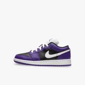(GS) Air Jordan 1 Low 'Court Purple 1.0' (2020) 553560-501 Slip Resistant Tread Pattern
