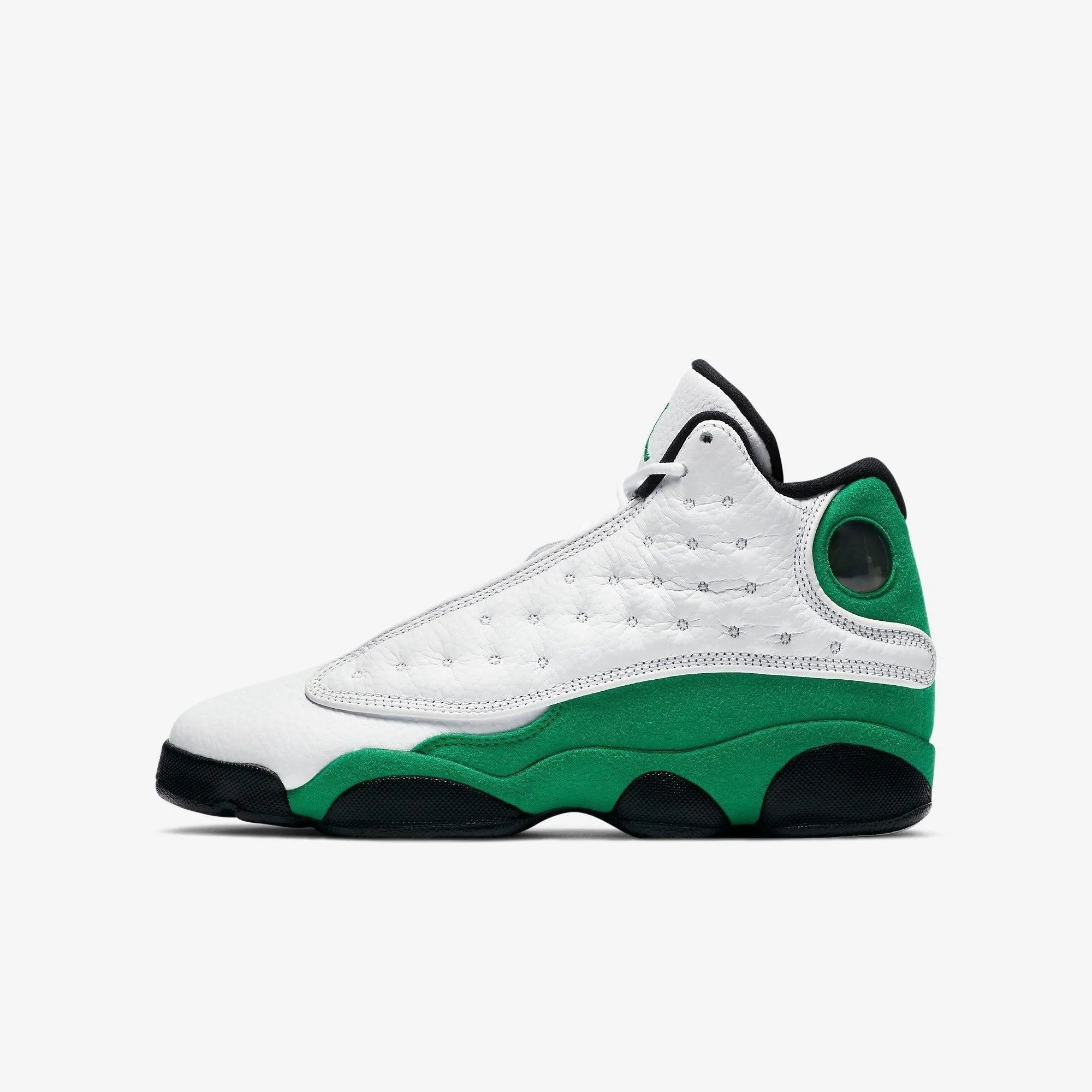 Layered sole (GS) Air Jordan 13 Retro 'Lucky Green / Boston Celtics' (2020) DB6536-113