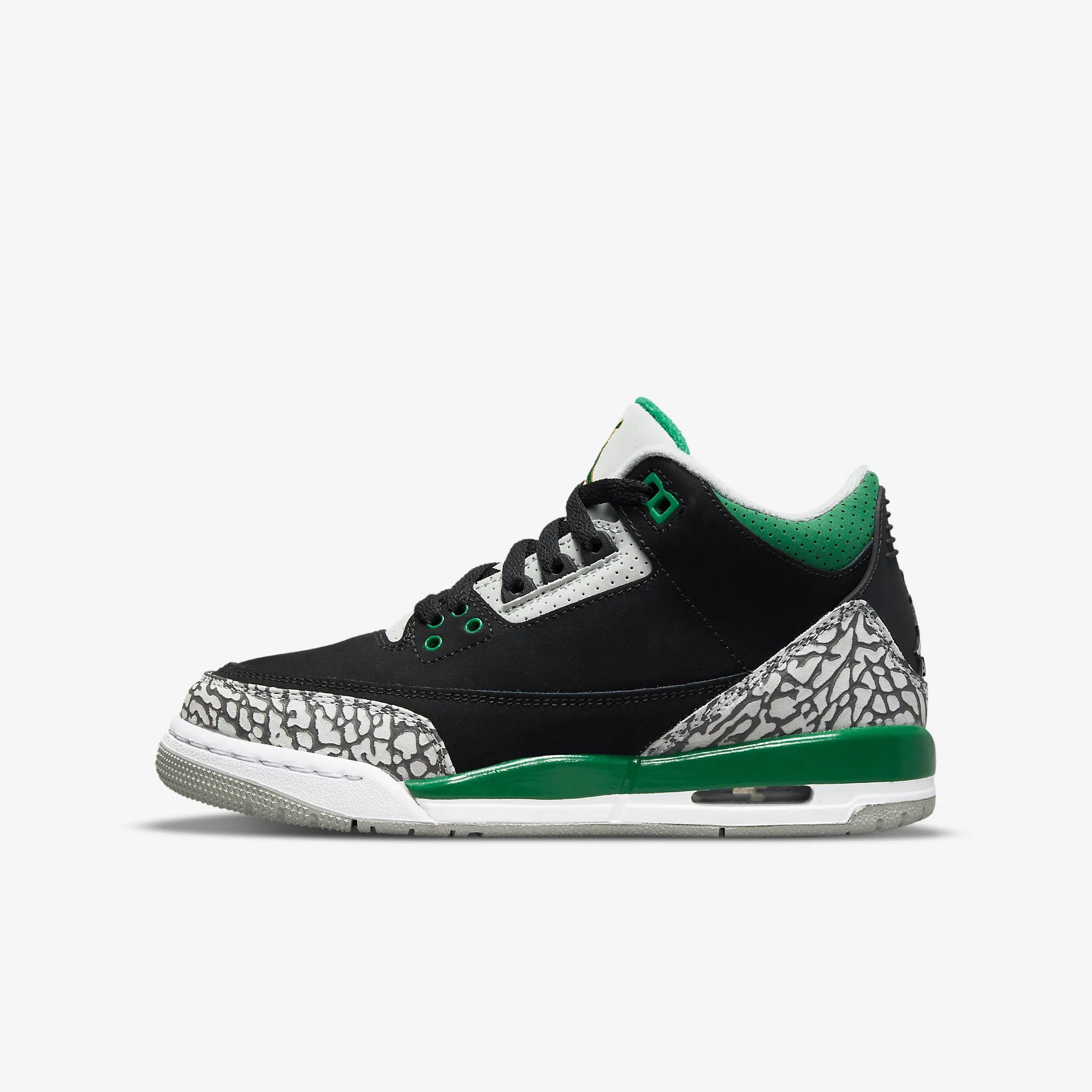 (GS) Air Jordan 3 Retro 'Pine Green' (2021) 398614-030 Low Impact Cushioning All-weather shock absorption