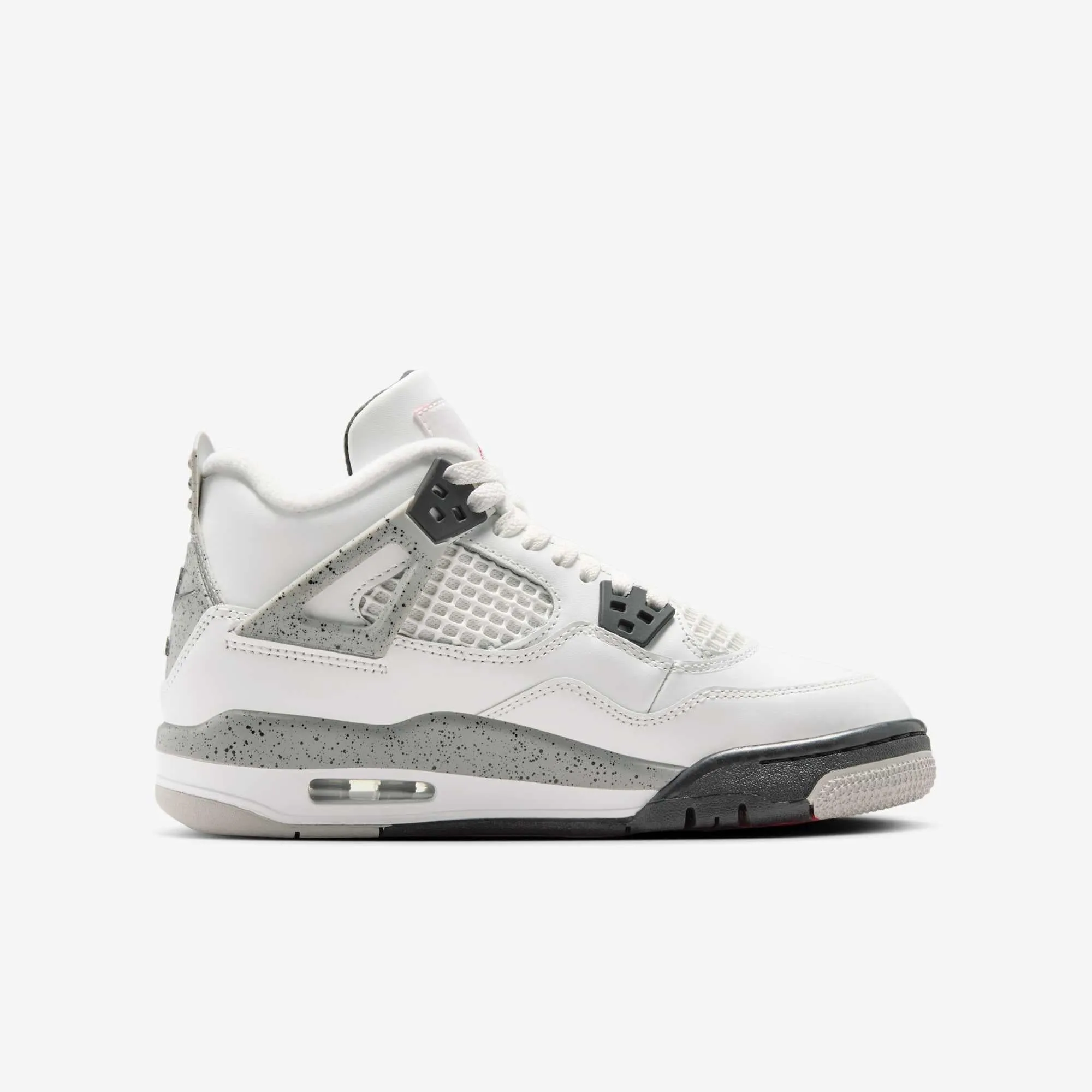 Airflow Channel System (GS) Air Jordan 4 Retro 'Reimagined White Cement' (2025) IB4171-100 Reinforced sidewalls