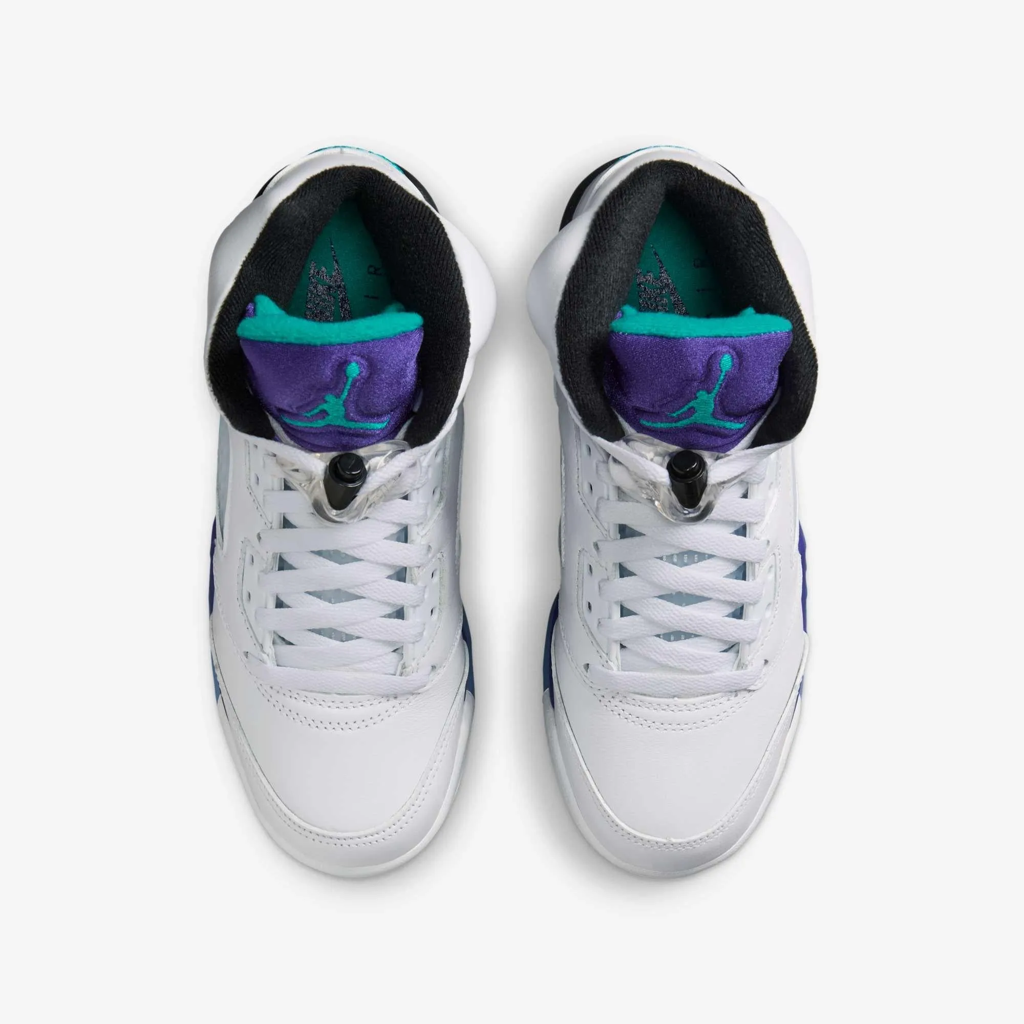 (GS) Air Jordan 5 Retro 'Grape' (2025) HQ7980-100 Non Marking Sole Unit Memory Foam Lining
