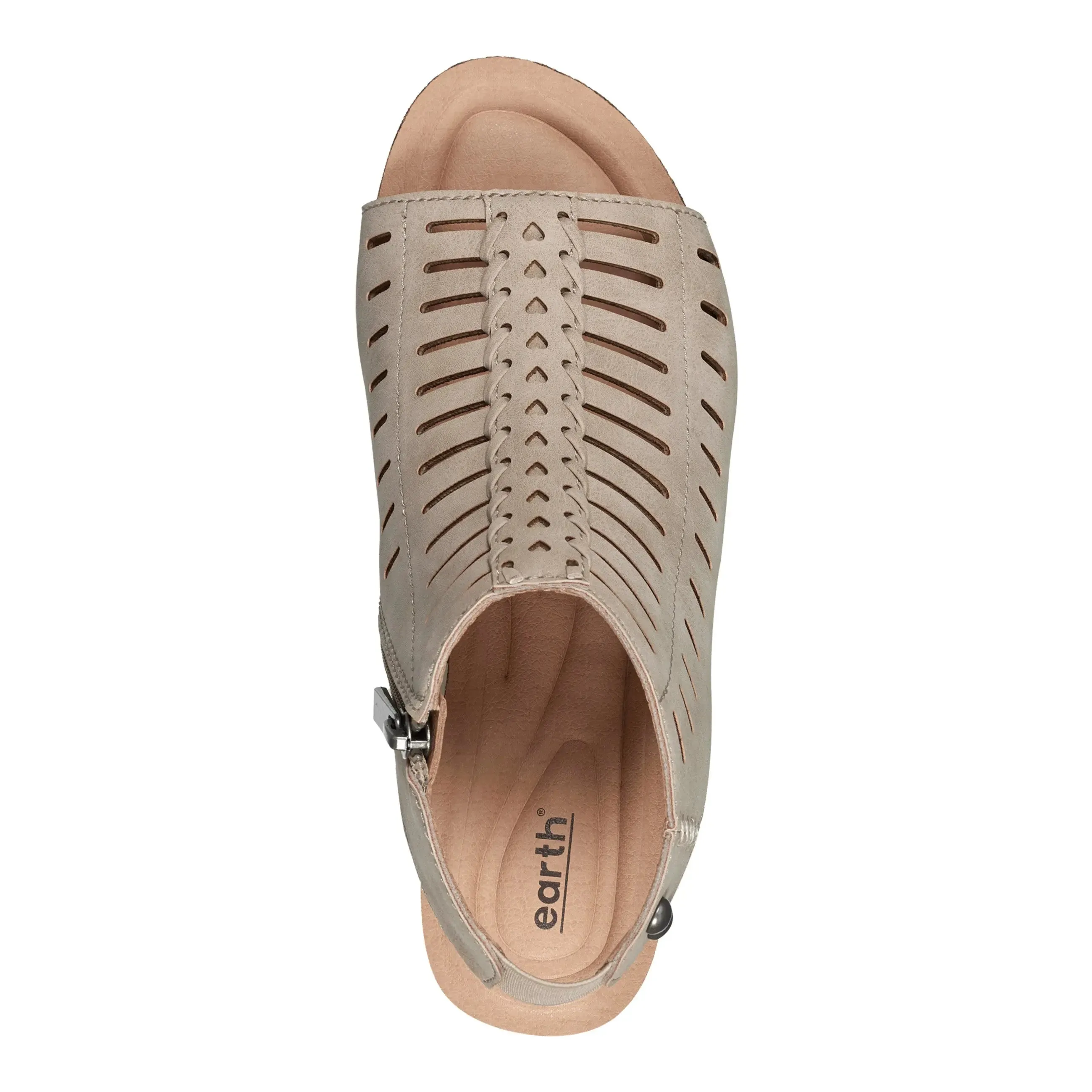 Standout Look Hana Round Toe Laser Cut Dress Sandals