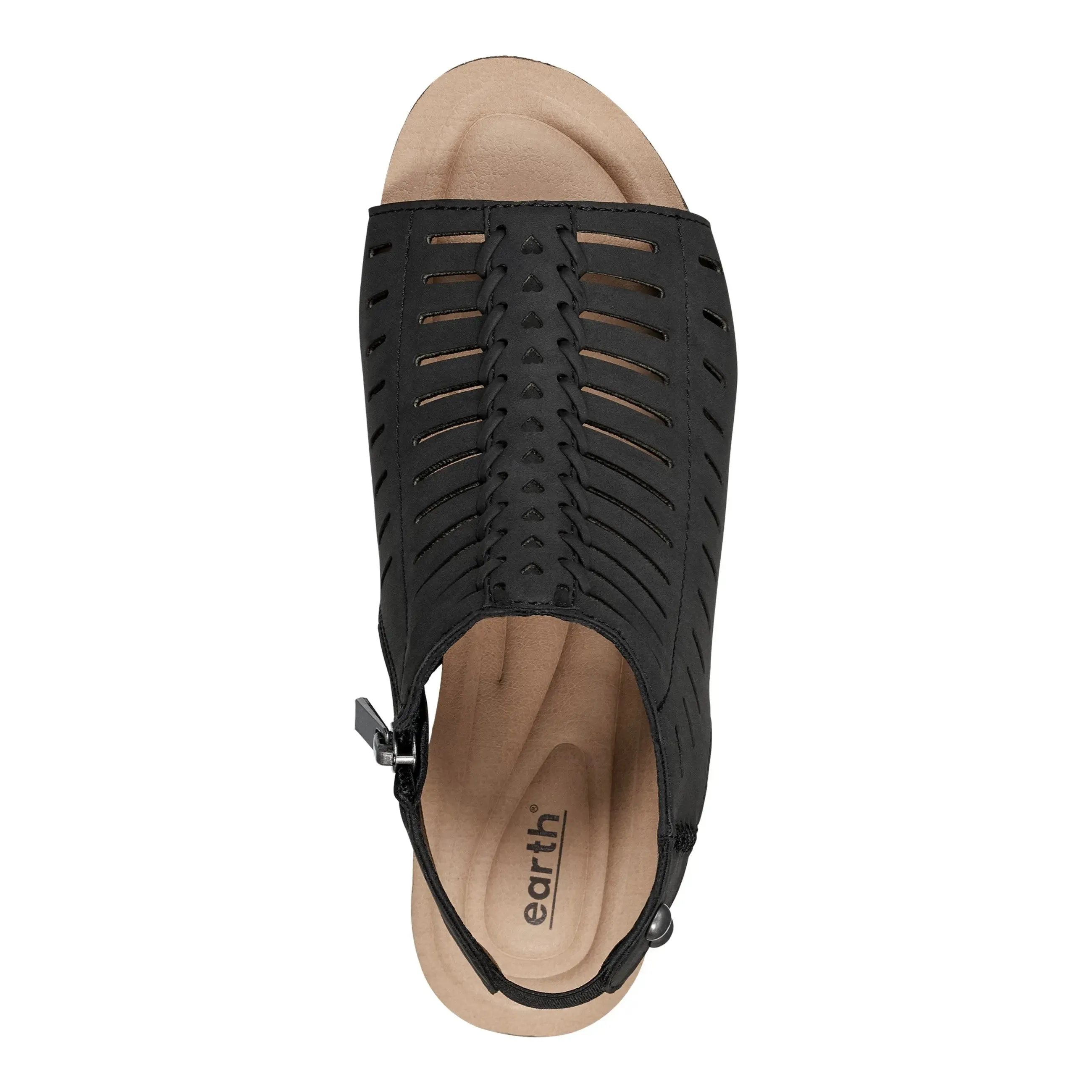 Hana Round Toe Laser Cut Dress Sandals Trendy Footwear for Summer