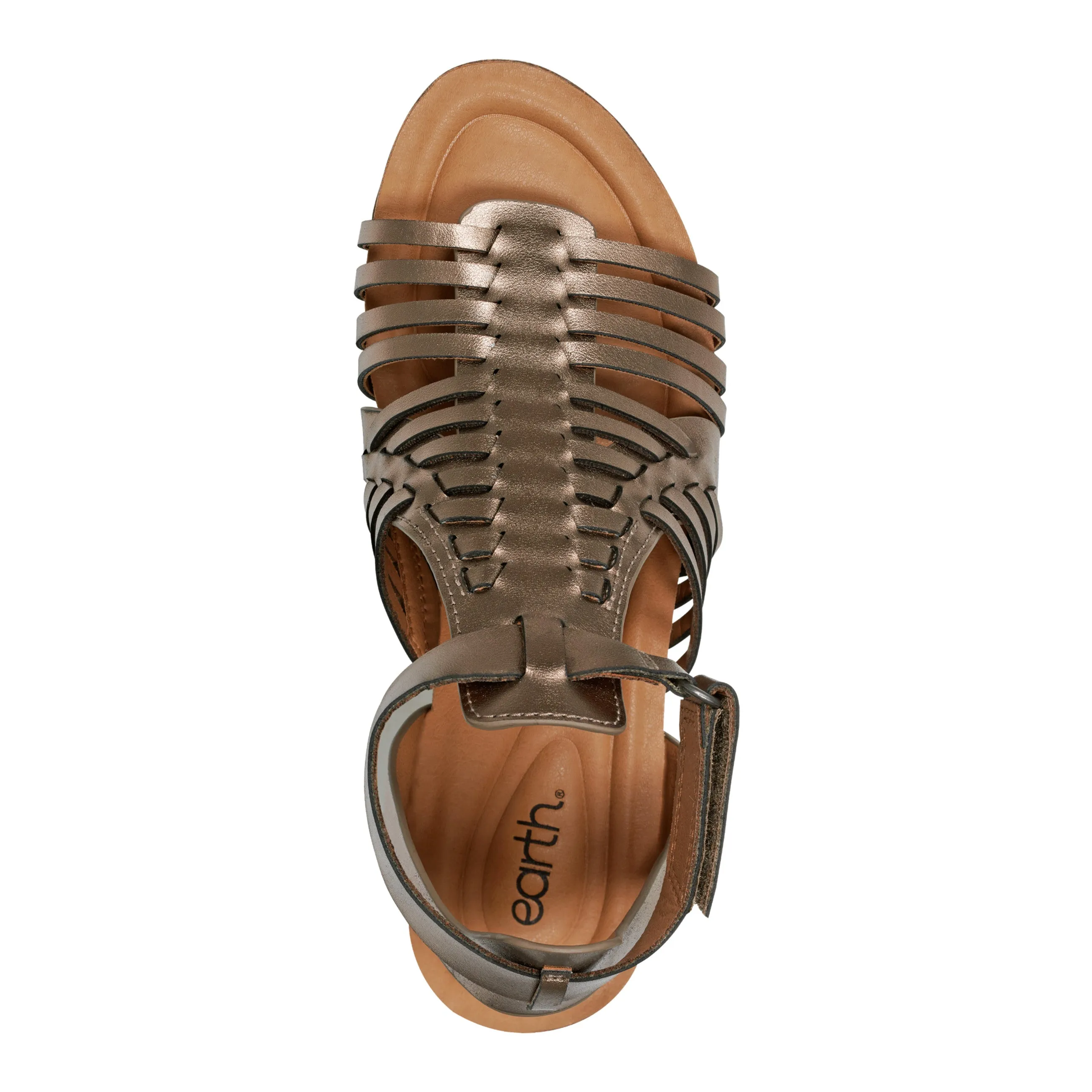 Hattie Round Toe Strappy Wedge Sandals Casual Open Toe Shoes Practical Outdoor Shoes