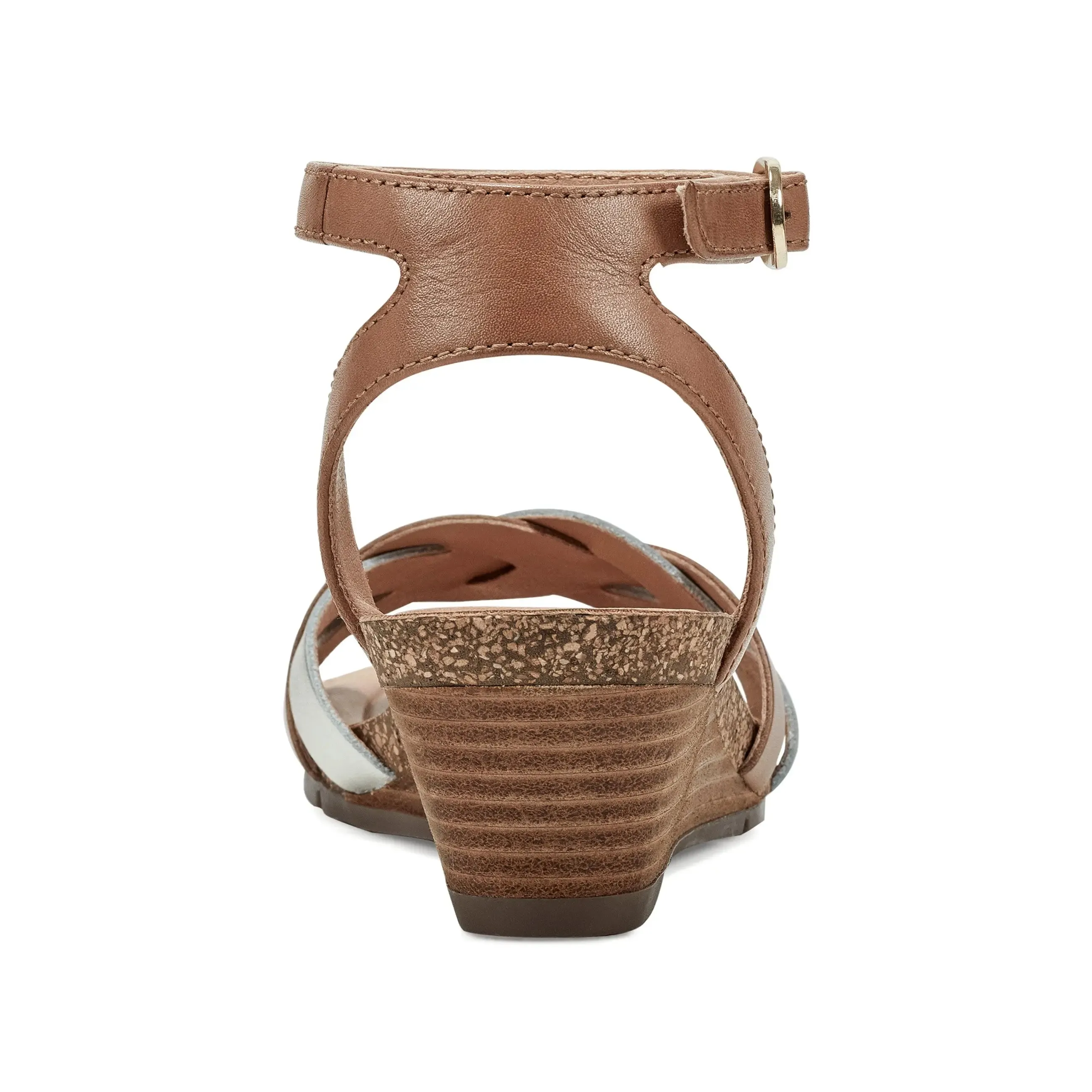 Herly Woven Strappy Stacked Heel Dress Sandals Sports Wear Urban Gear