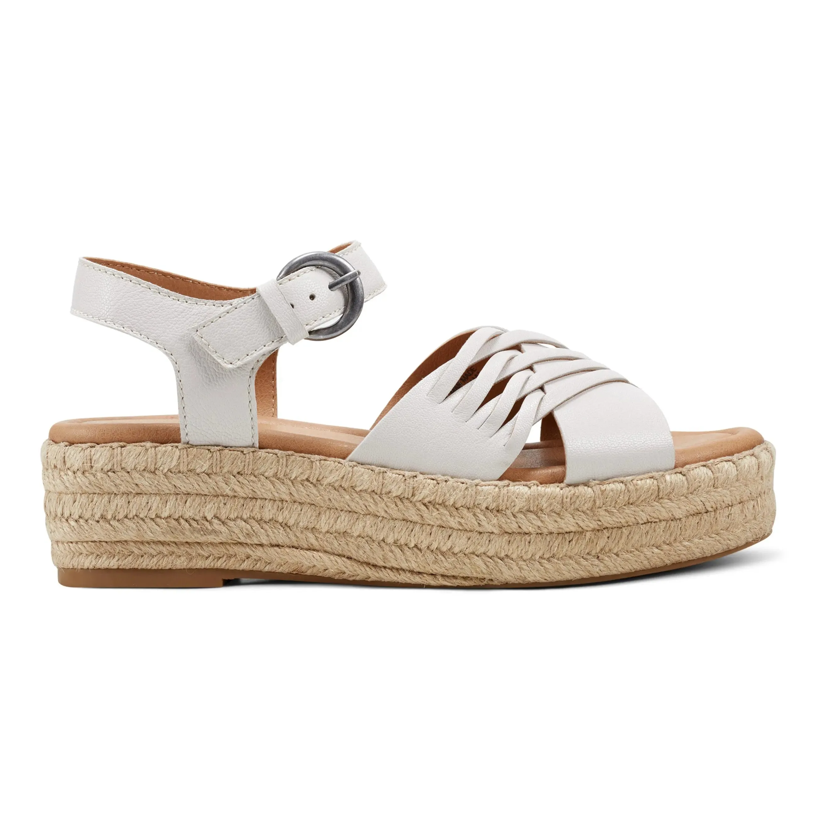 Hilda Open-toe Casual Platform Espadrilles Sleek Feel