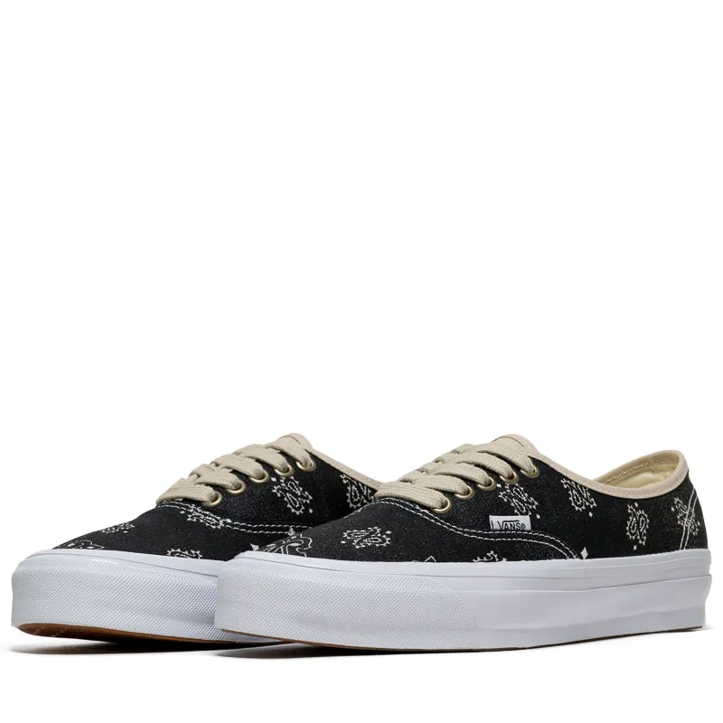 Vans LX Authentic 44 - Faded Paisley Black Durable Build Weekend Errands Autumn Cool