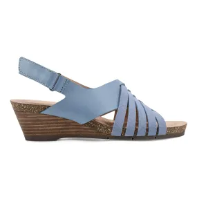 Hartie Round Toe Stacked Heel Dress Sandals Travel Glam