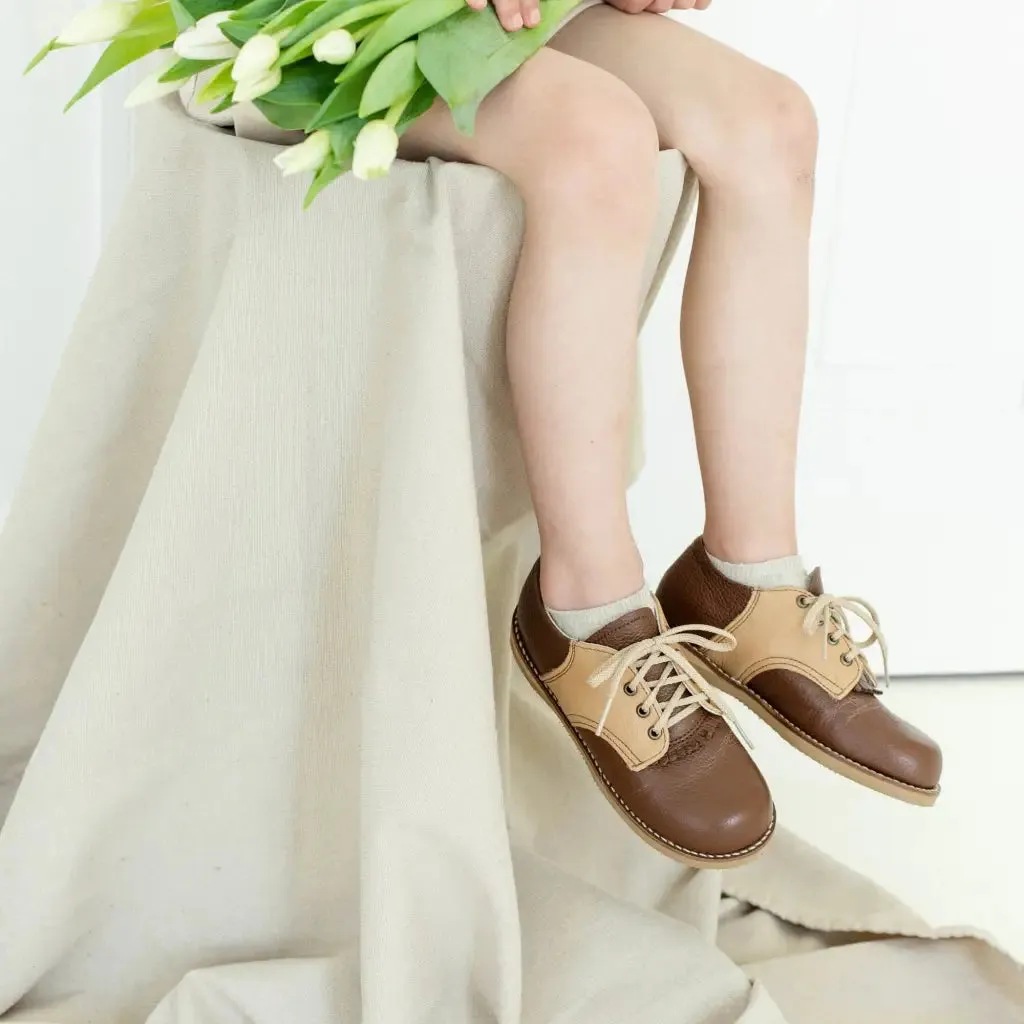 Skin Soft Zen Step Artie Saddle - Chocolate/Camel