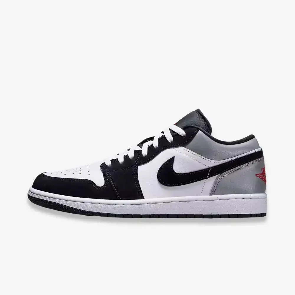 Comfortable Stride (Men's) Air Jordan 1 Low SE 'Black / Matte Silver' (2025) HF3148-106