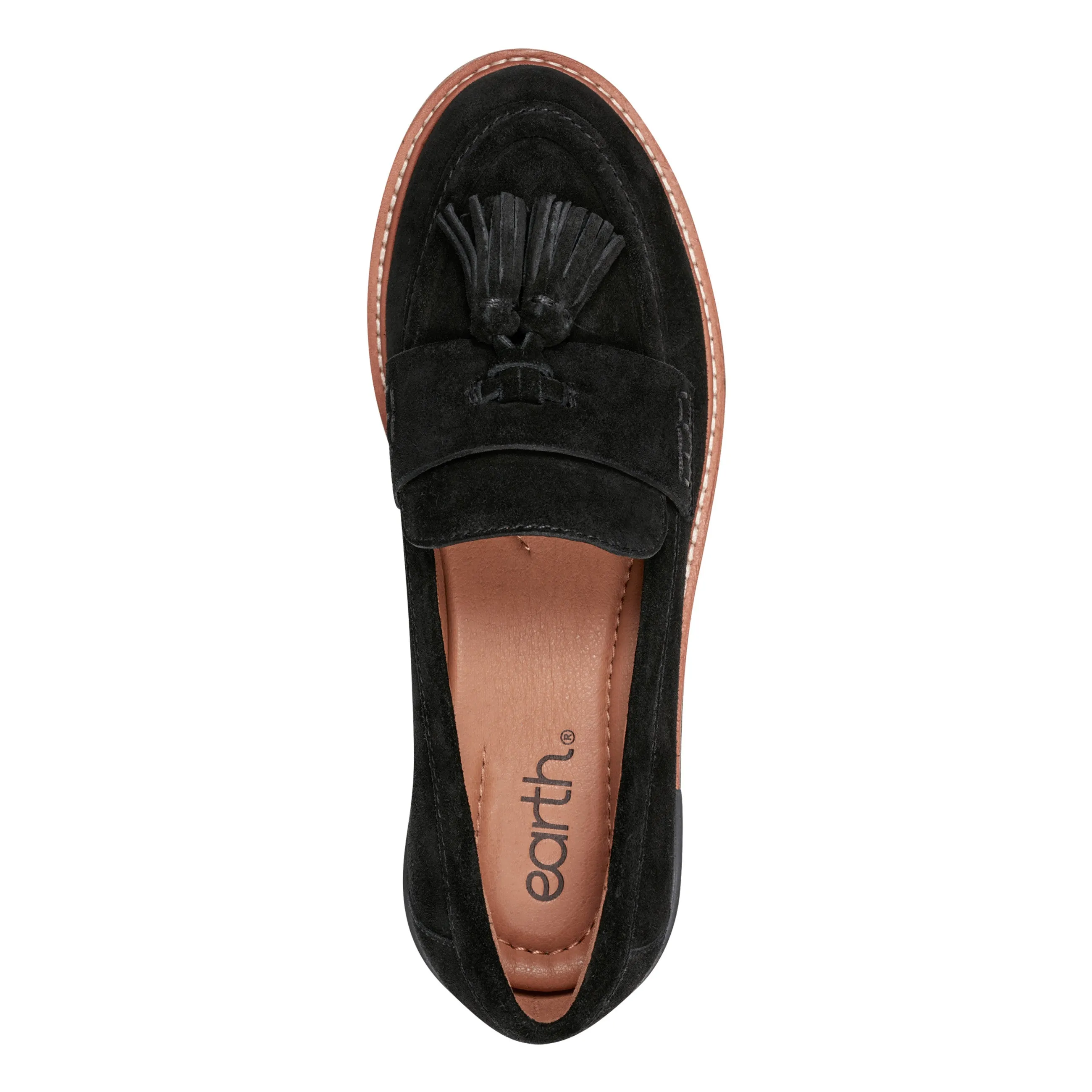 Multi Season Zimm Round Toe Lug Sole Casual Slip-on Loafers