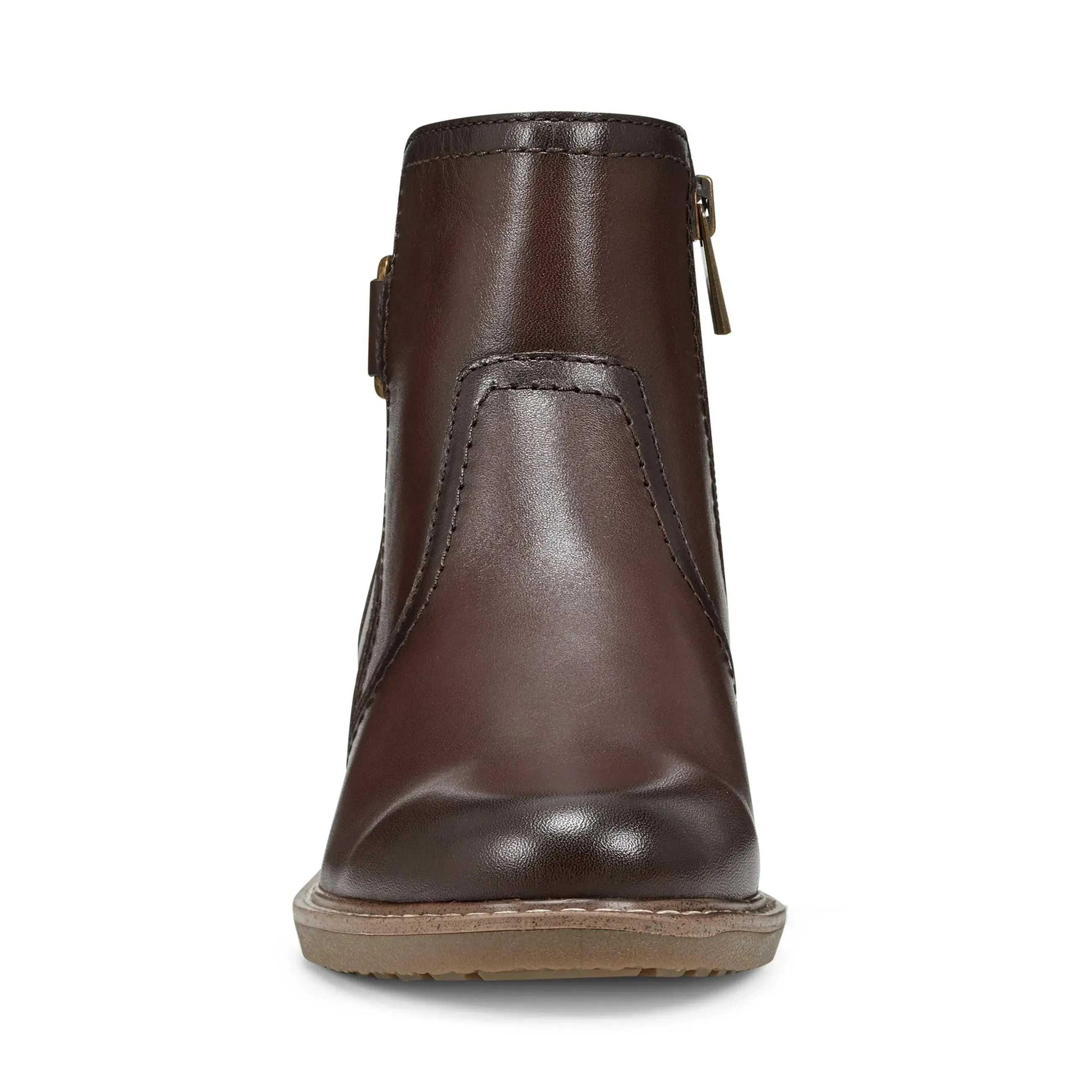 Anti Odor Work Commute Shank Jenna Round Toe Casual Booties