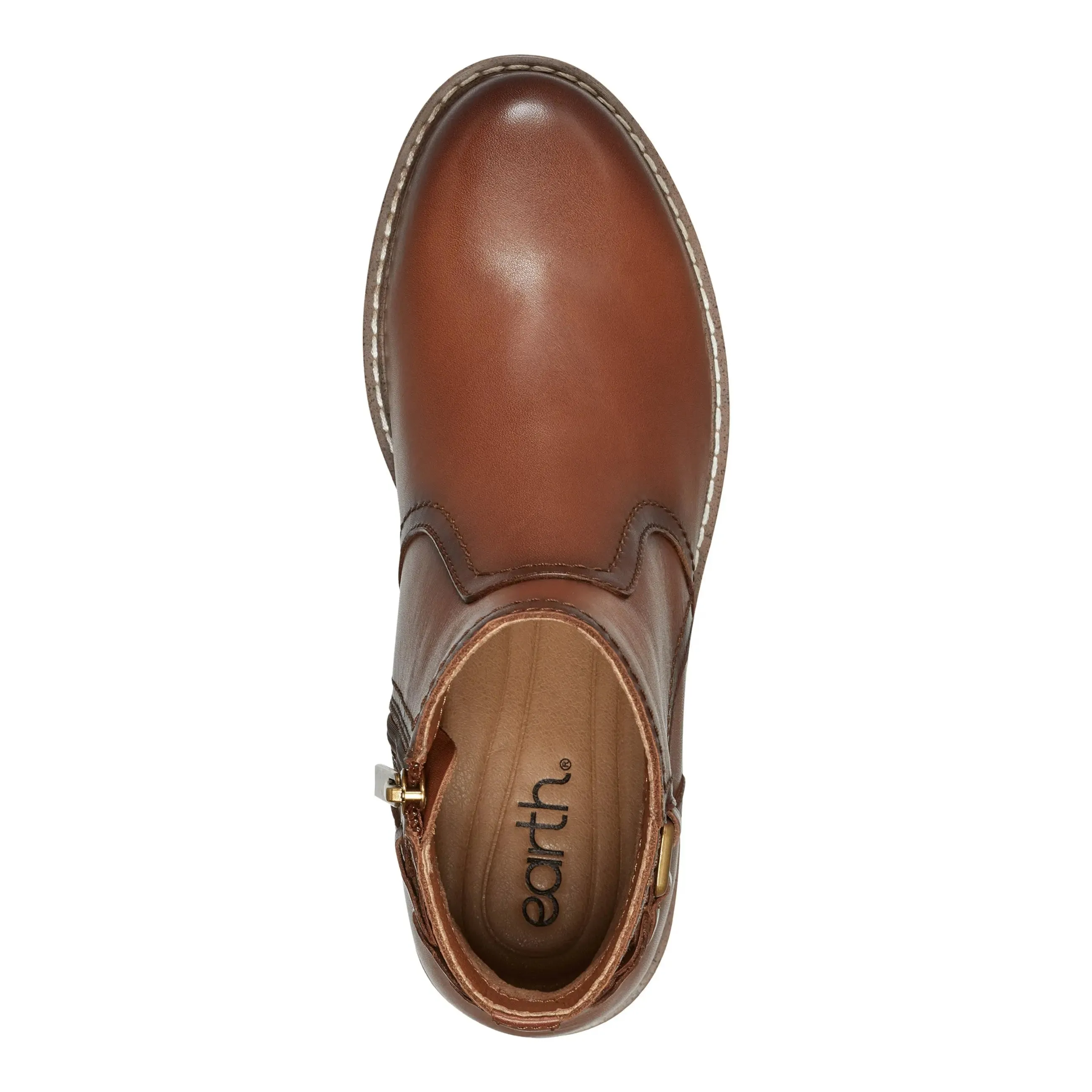 Jenna Round Toe Casual Booties Fashion Focused Tread Pattern