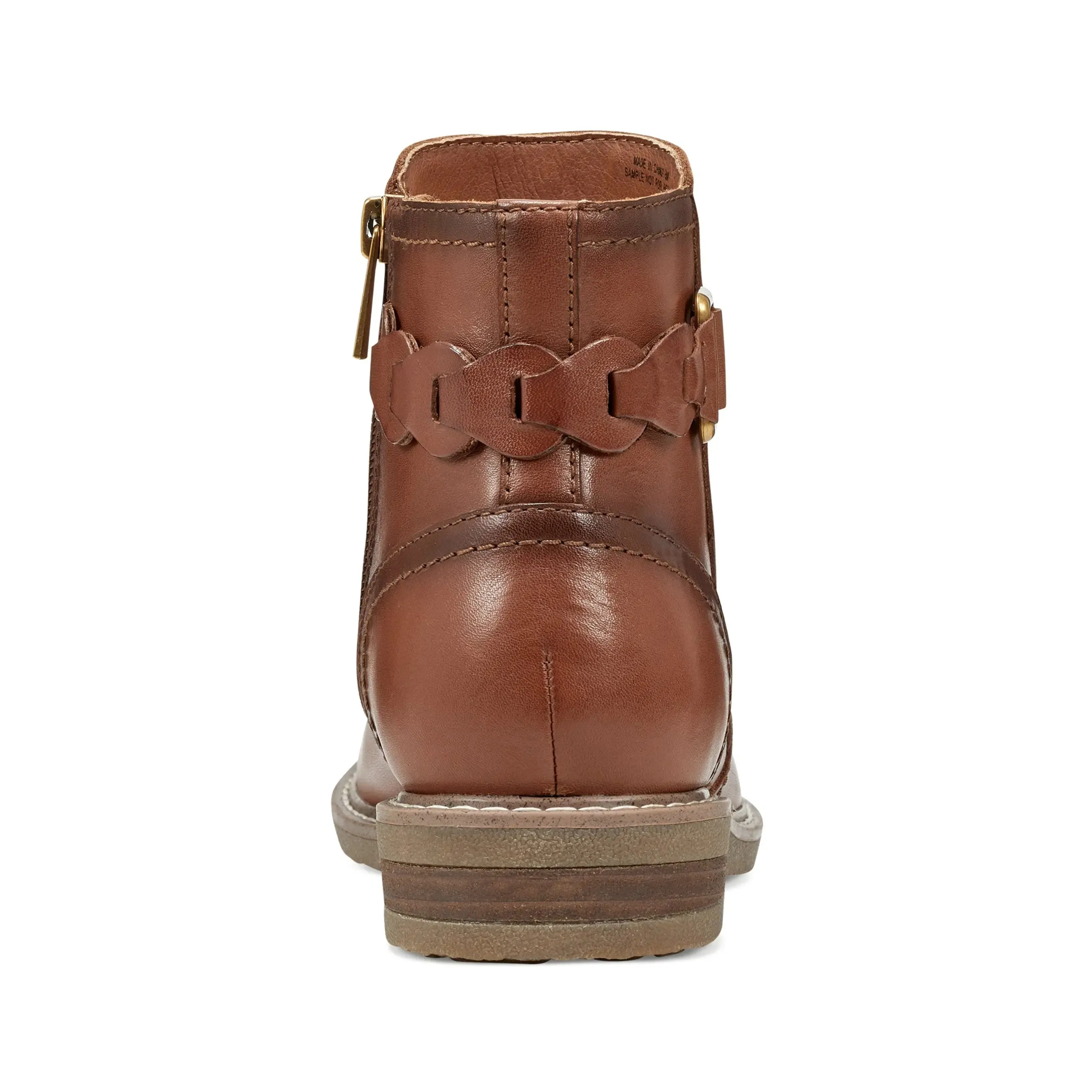 Jenna Round Toe Casual Booties Mud Defense Comfortable Straps