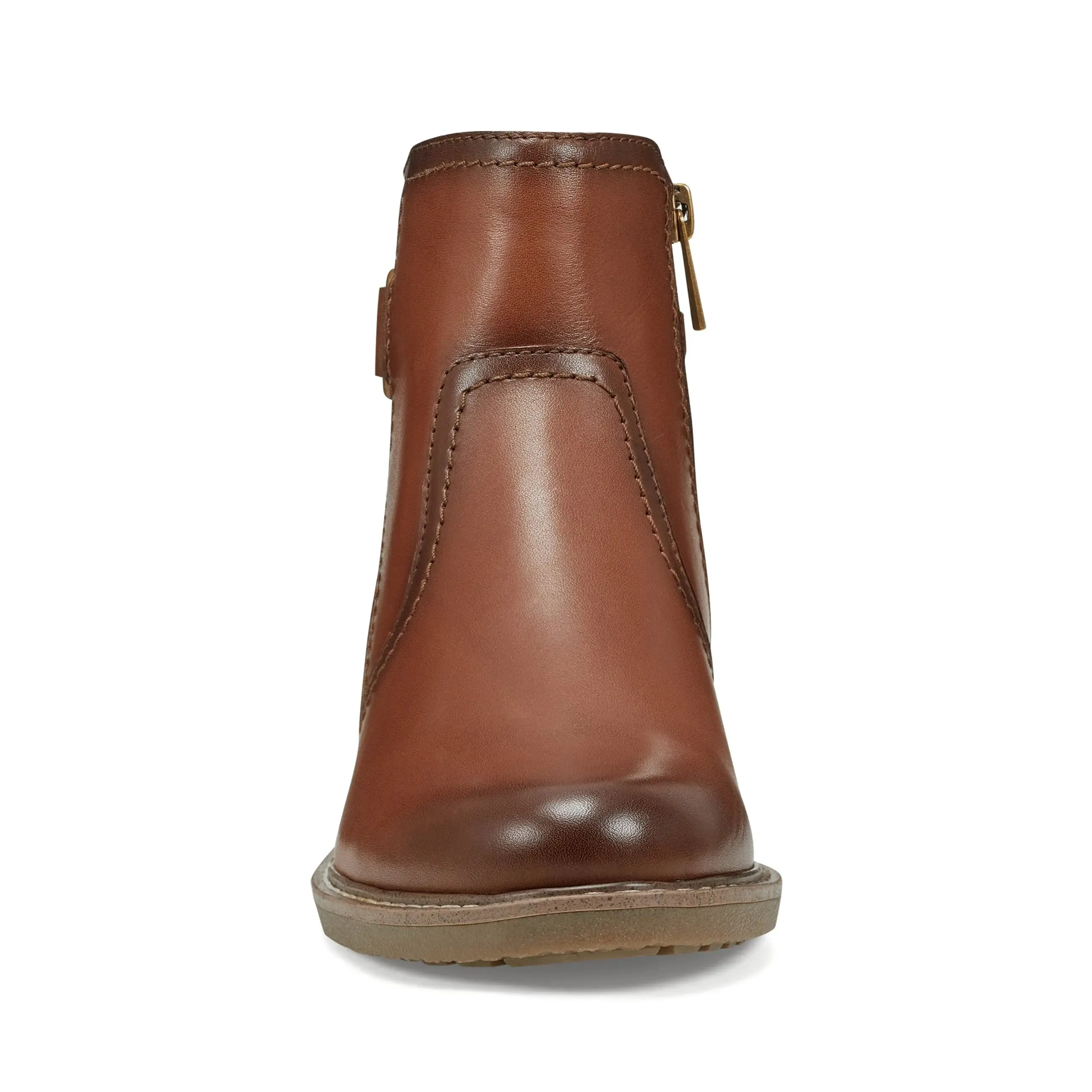 Neutral Style Jenna Round Toe Casual Booties