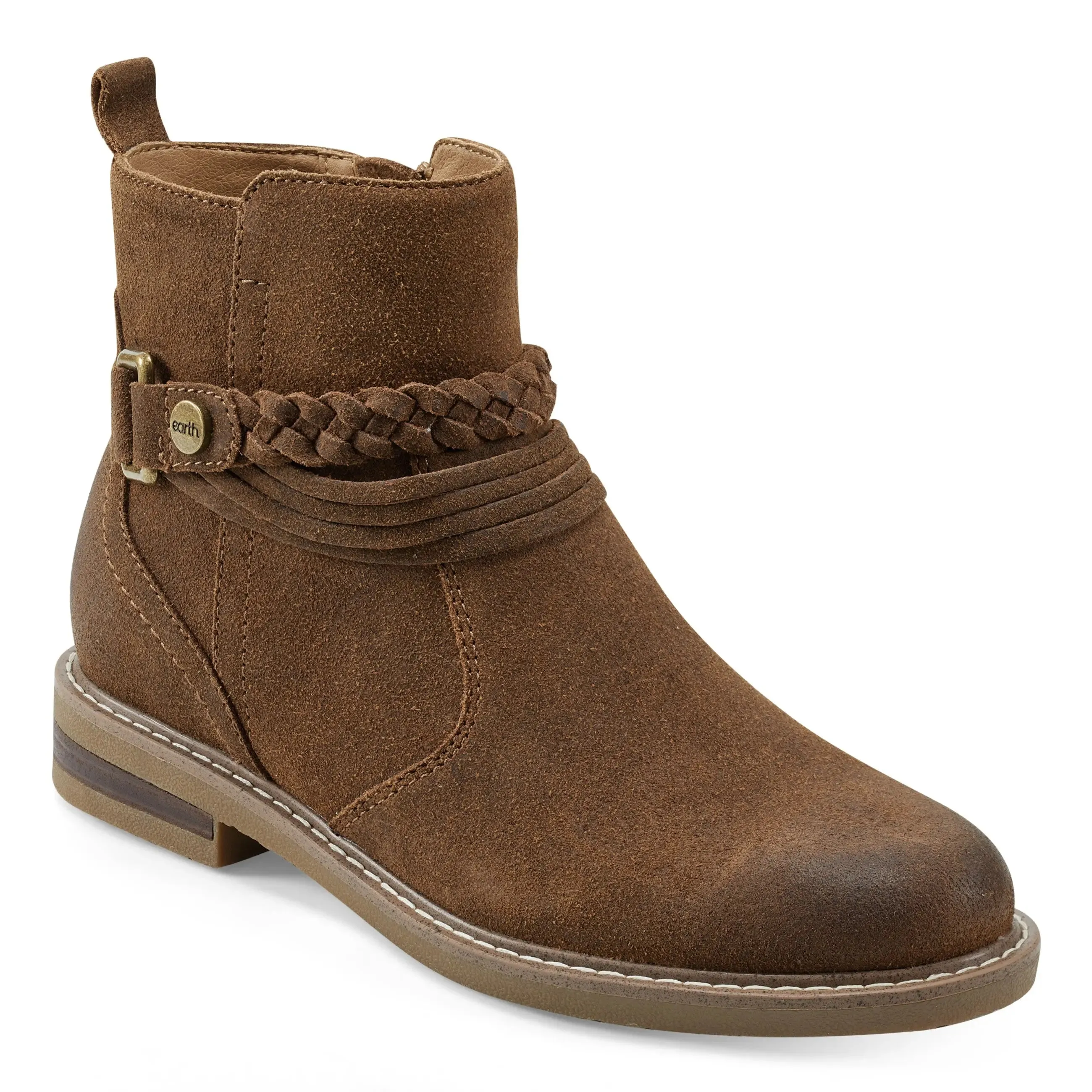 Jeno Round Toe Casual Booties Sporty Look