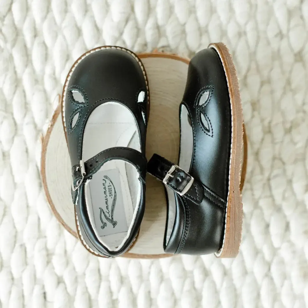 Cushioned Josie Mary Jane - Black