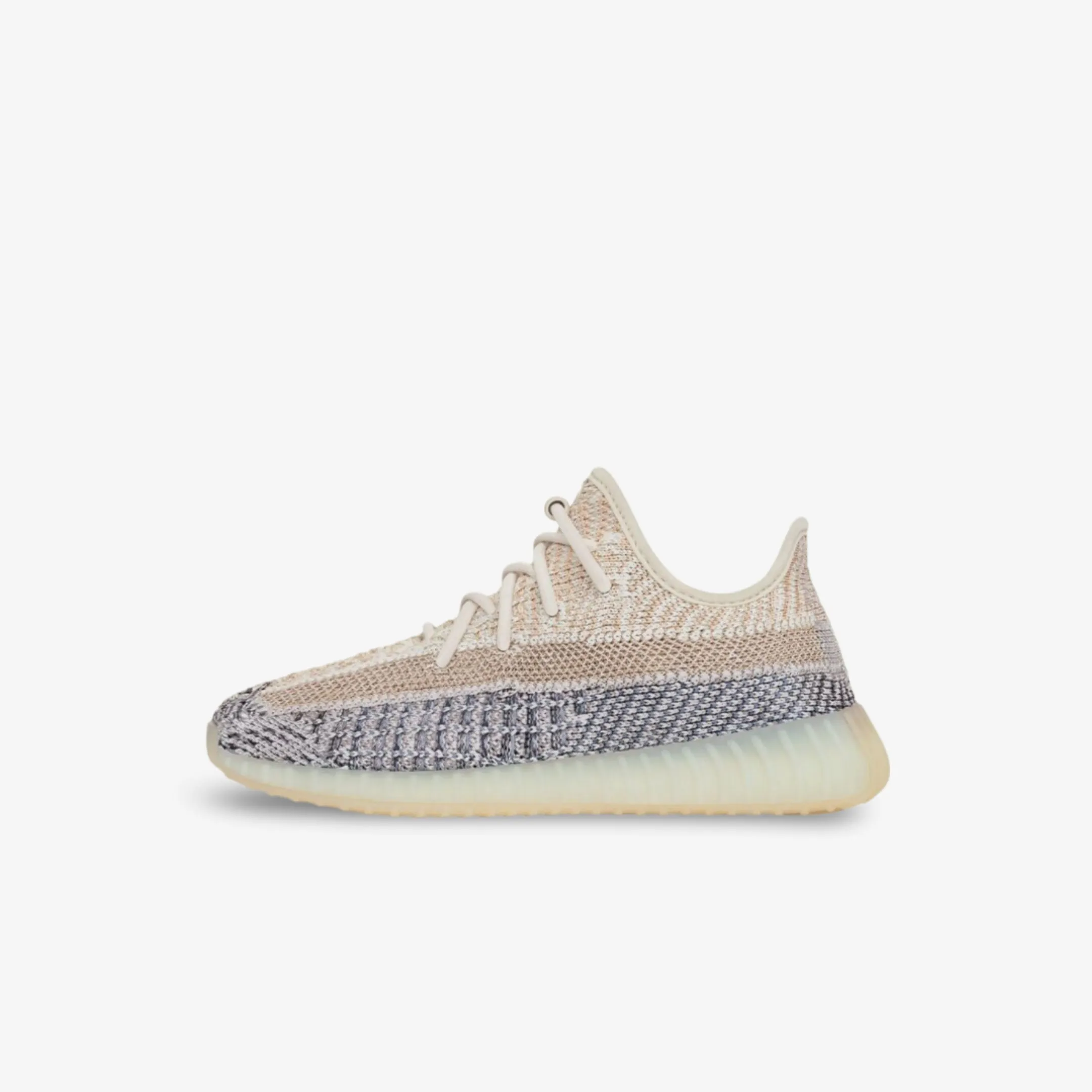 Flat Lace Fast Wear (Kids) adidas Yeezy Boost 350 V2 'Ash Pearl' (2021) GY7659