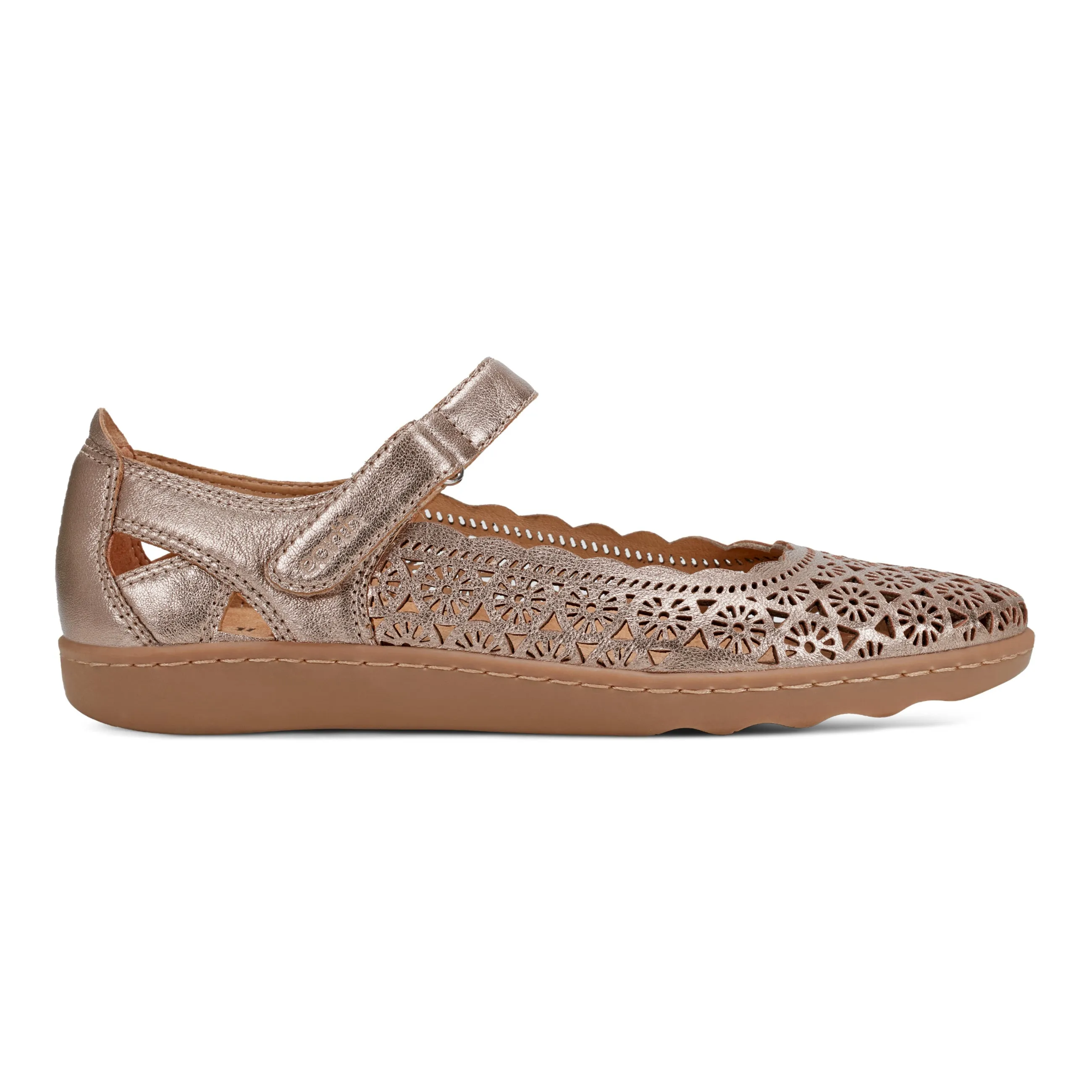 Autumn Soft Lady Perforated Slip-On Ballet Flat