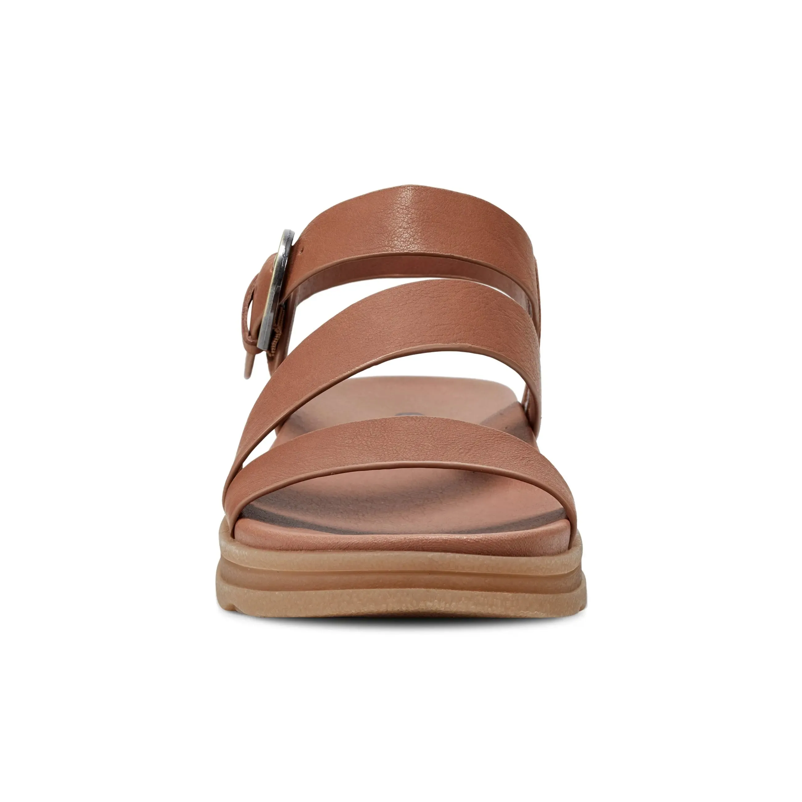 Supportive Fit Trendy And Comfortable Lainey Casual Strappy Round Toe Flat Sandals