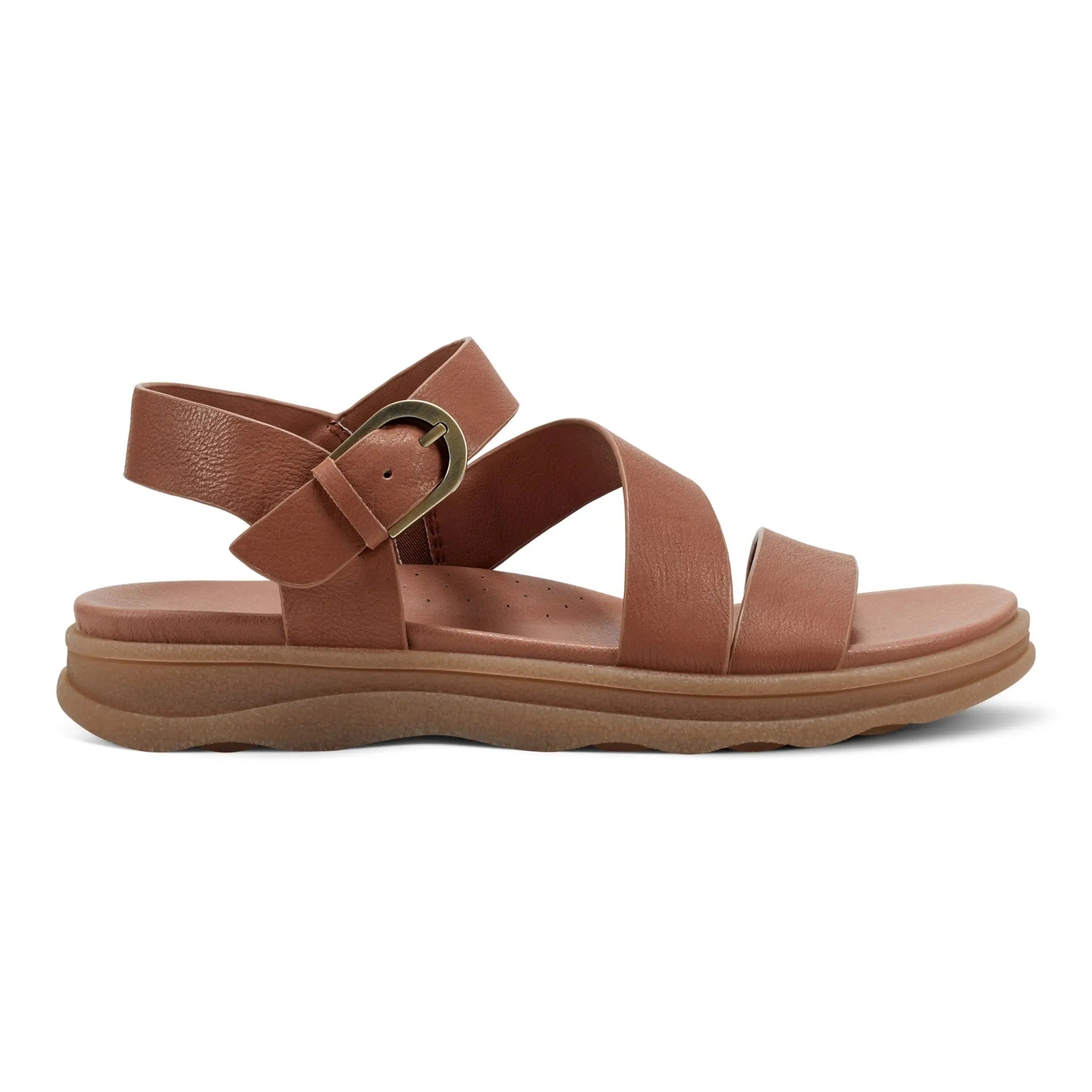 Travel sandals Lainey Casual Strappy Round Toe Flat Sandals