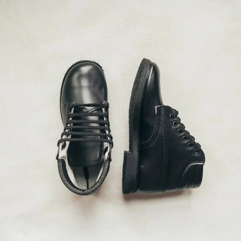Levon High Top - Black Urban Everyday Winter Footwear