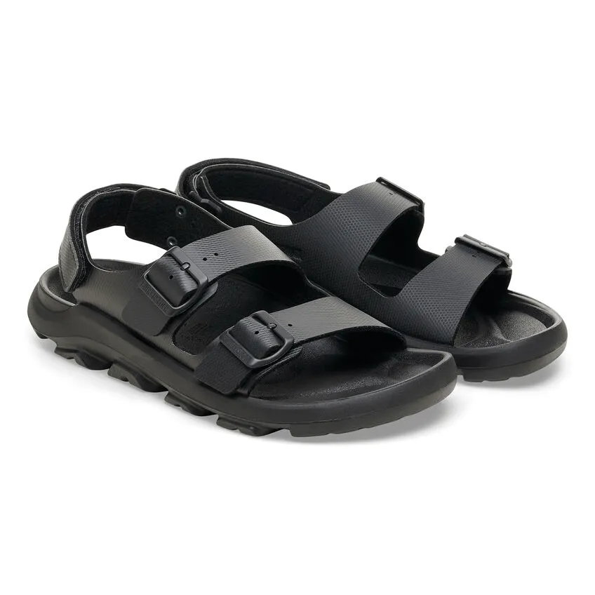 Mogami Terra | Birko-Flor | Black Cushioned Sole Adjustable Fit Slides