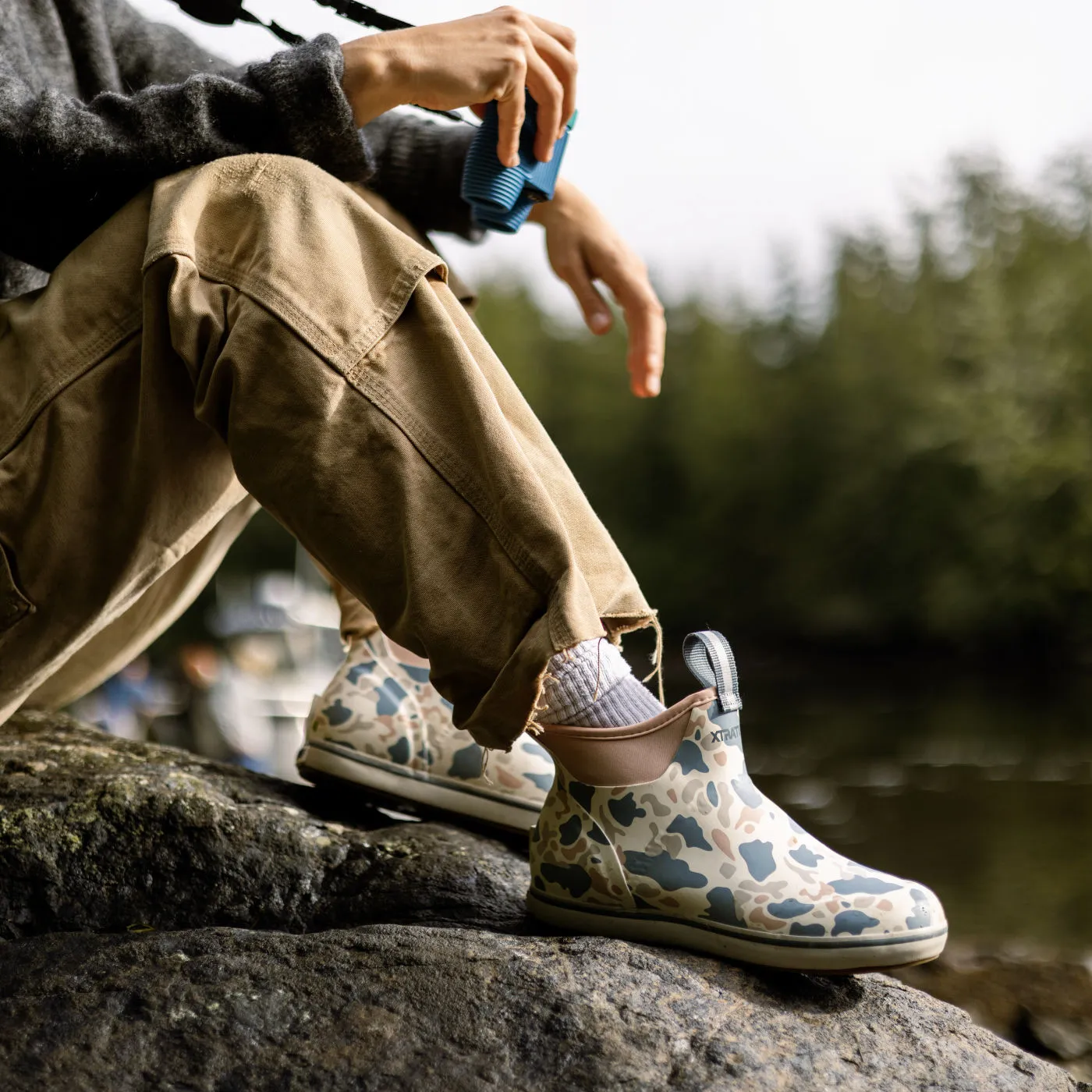 Women's 6" Ankle Deck Boot Support Foot