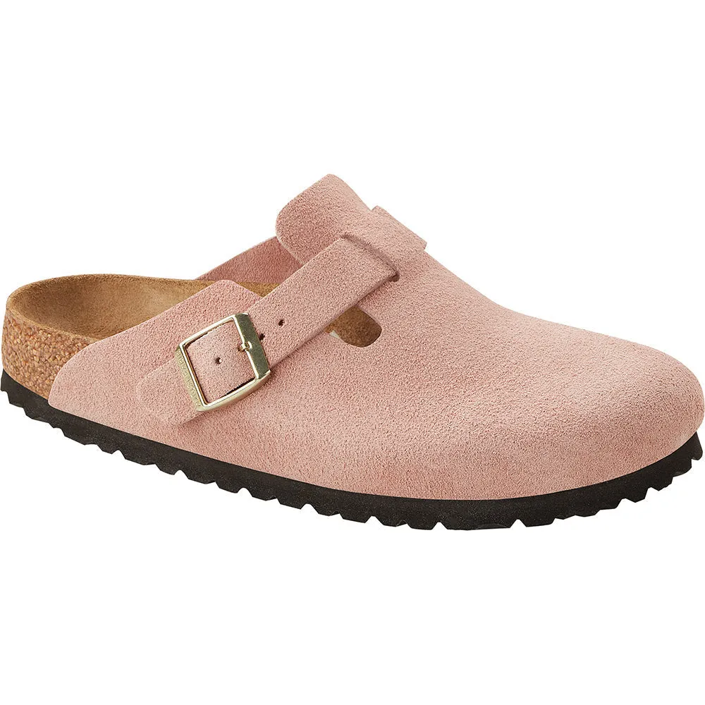 Boston Suede Narrow Gentle Lifestyle Slides Lightweight Slippers