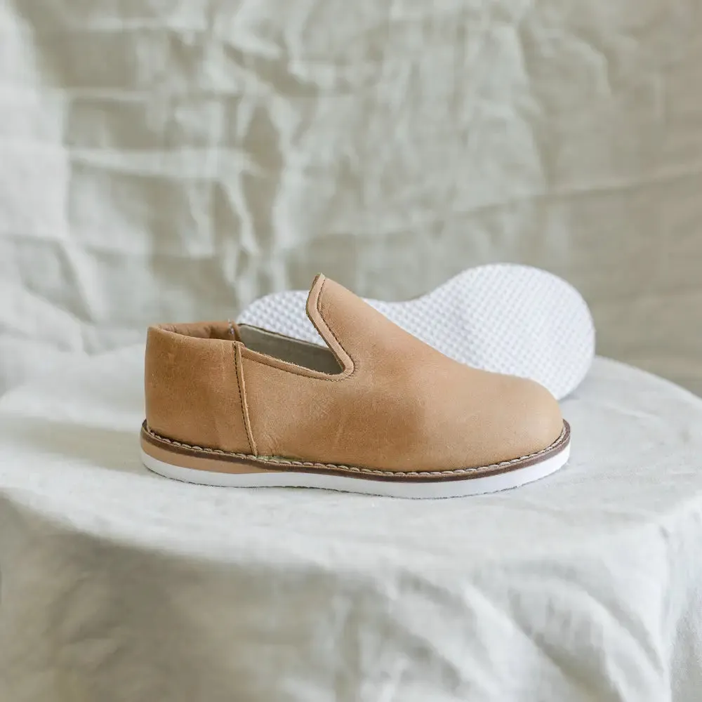 Weekend Casual Non Slip Standing Workers Loafer - Tan