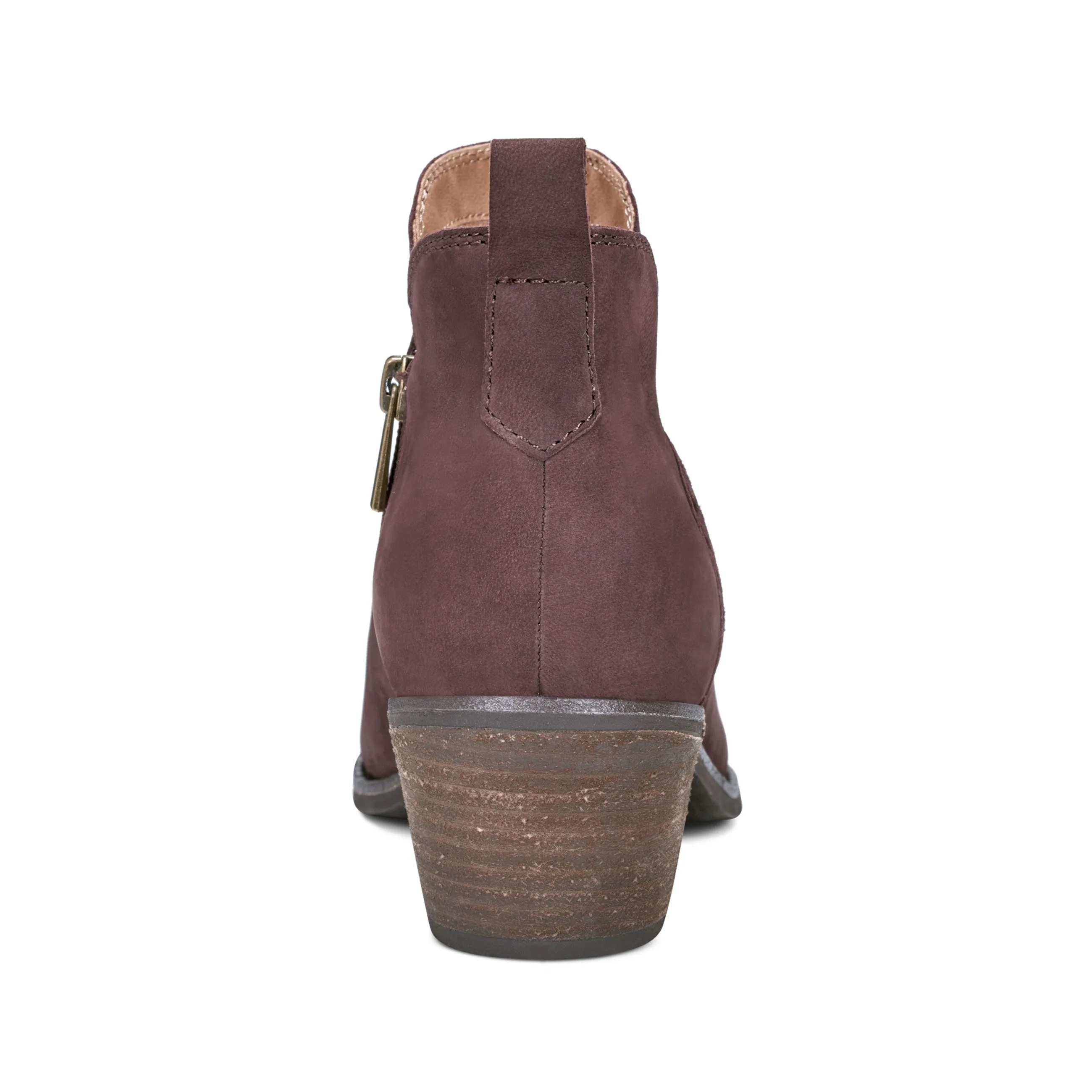 Sleek Shape Marisole Block Heel Slip-on Casual Booties