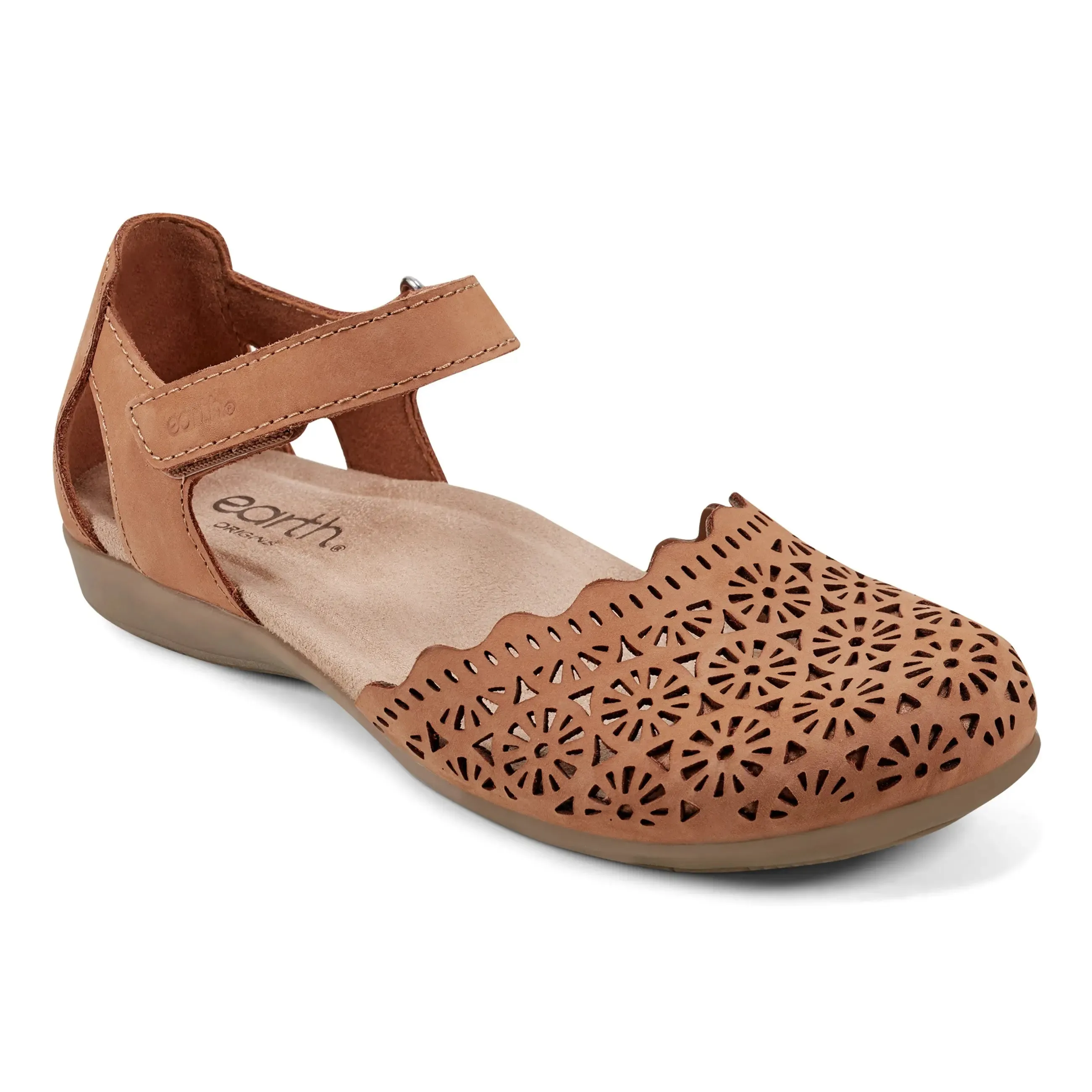 Grip Guard Heel Smooth Bronnie Casual Slip-On Perforated Sandals