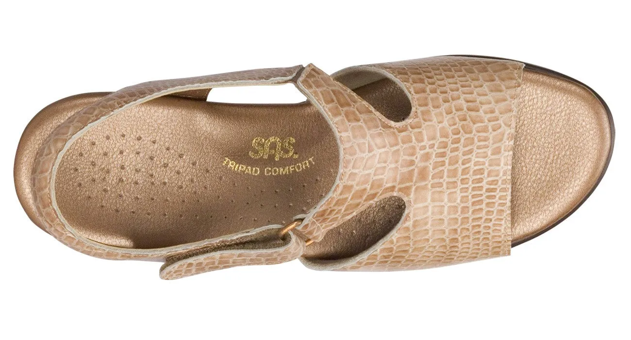 Suntimer - Beige Croc waterproof Boardwalk Glam