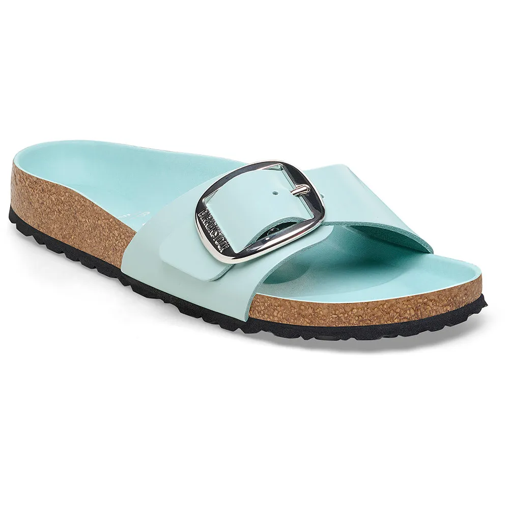Madrid Big Buckle Narrow Soft Sole Sandals
