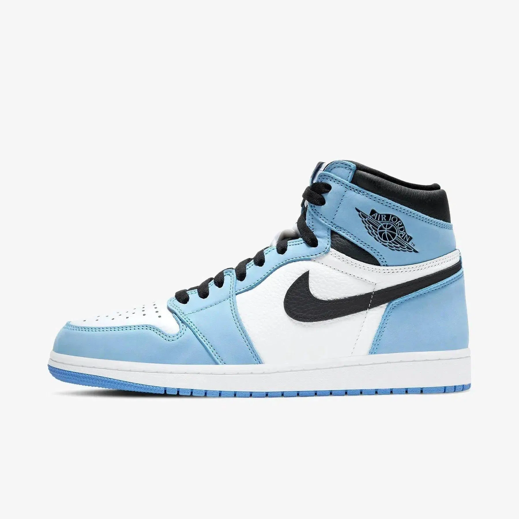 (Men's) Air Jordan 1 Retro High OG 'UNC University Blue' (2021) 555088-134 Glam traction